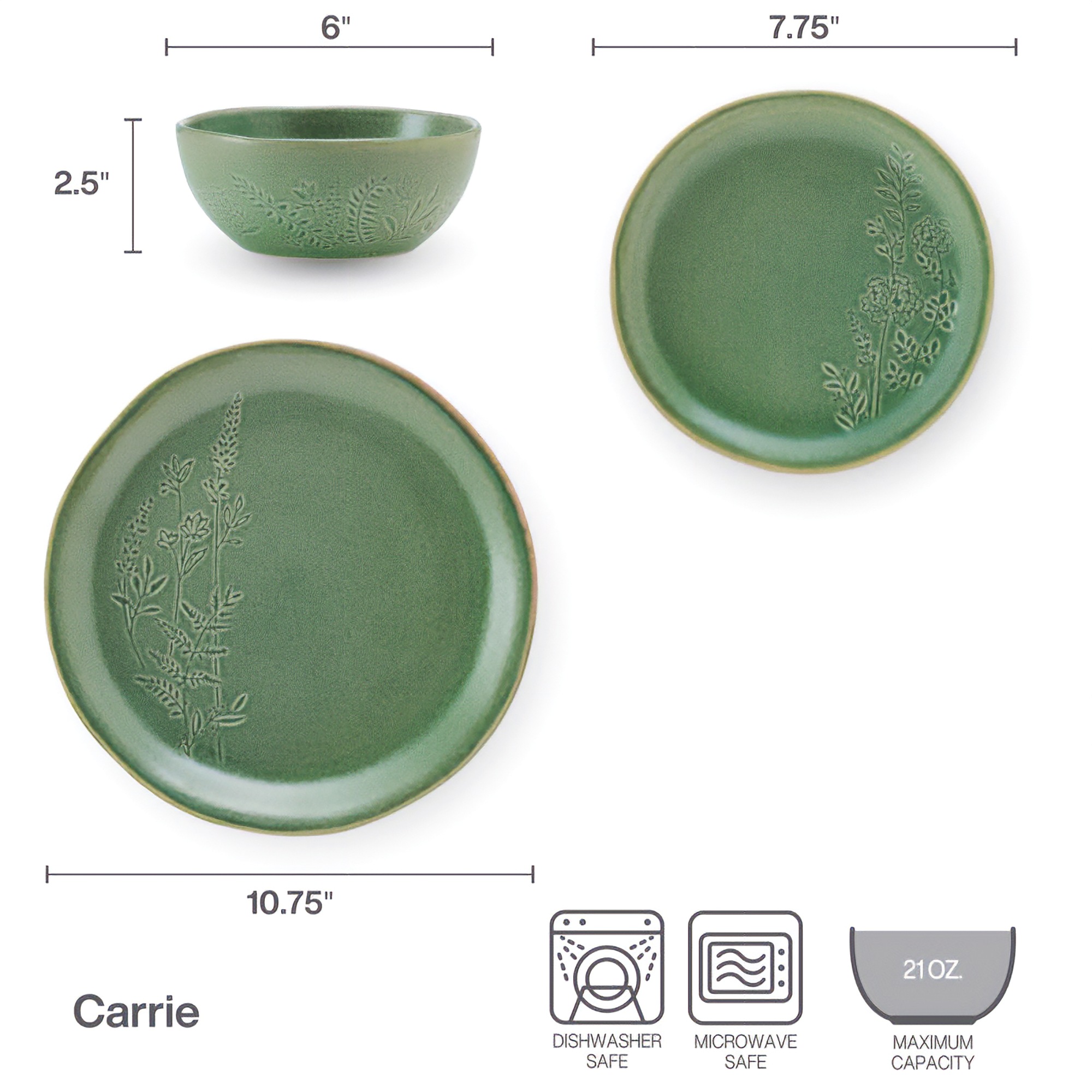 Pfaltzgraff Carrie 12-Piece Dinnerware Set