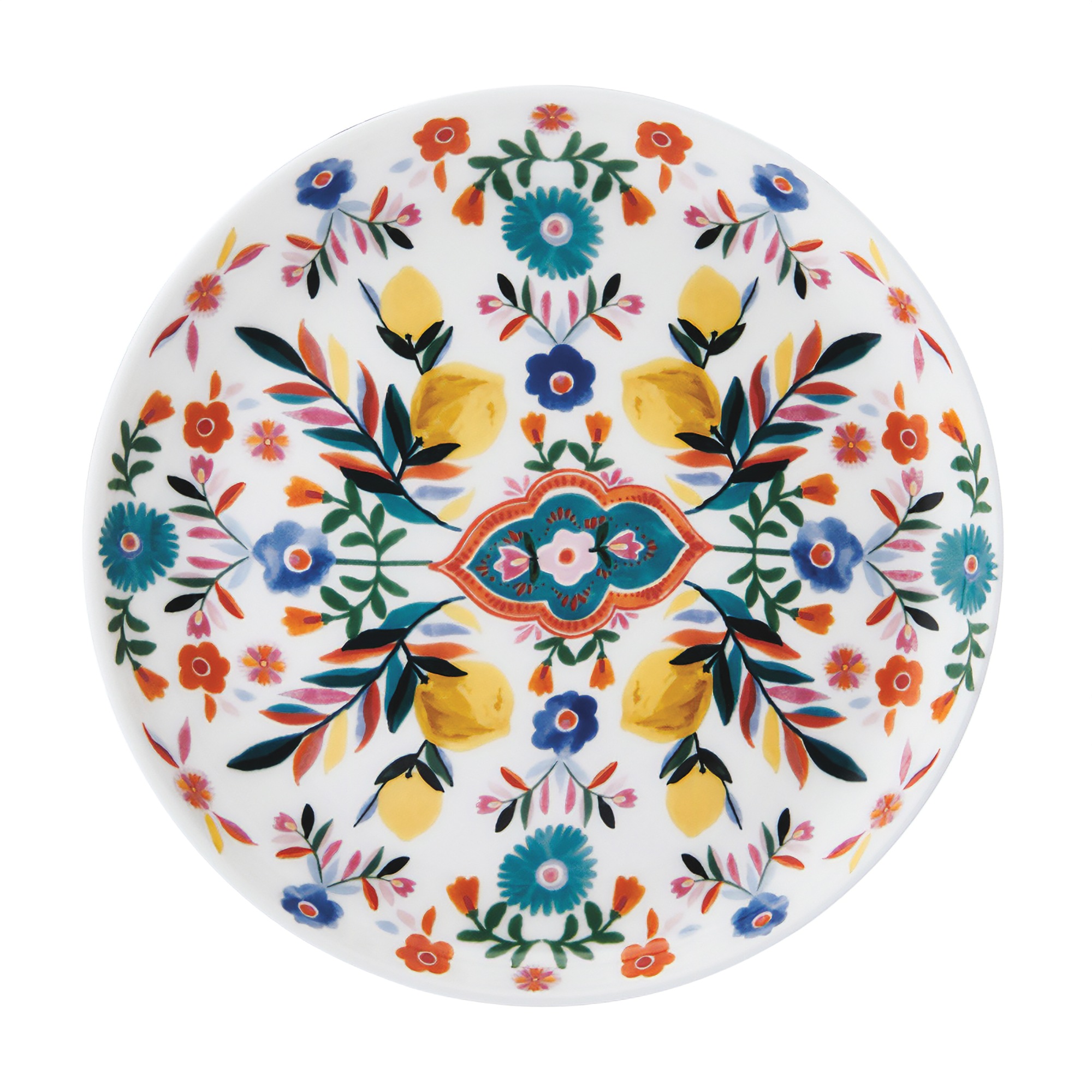 Set of 4 Mikasa Painted Medallion Appetizer Plates 2 Set of 4 Mikasa Painted Medallion Appetizer Plates