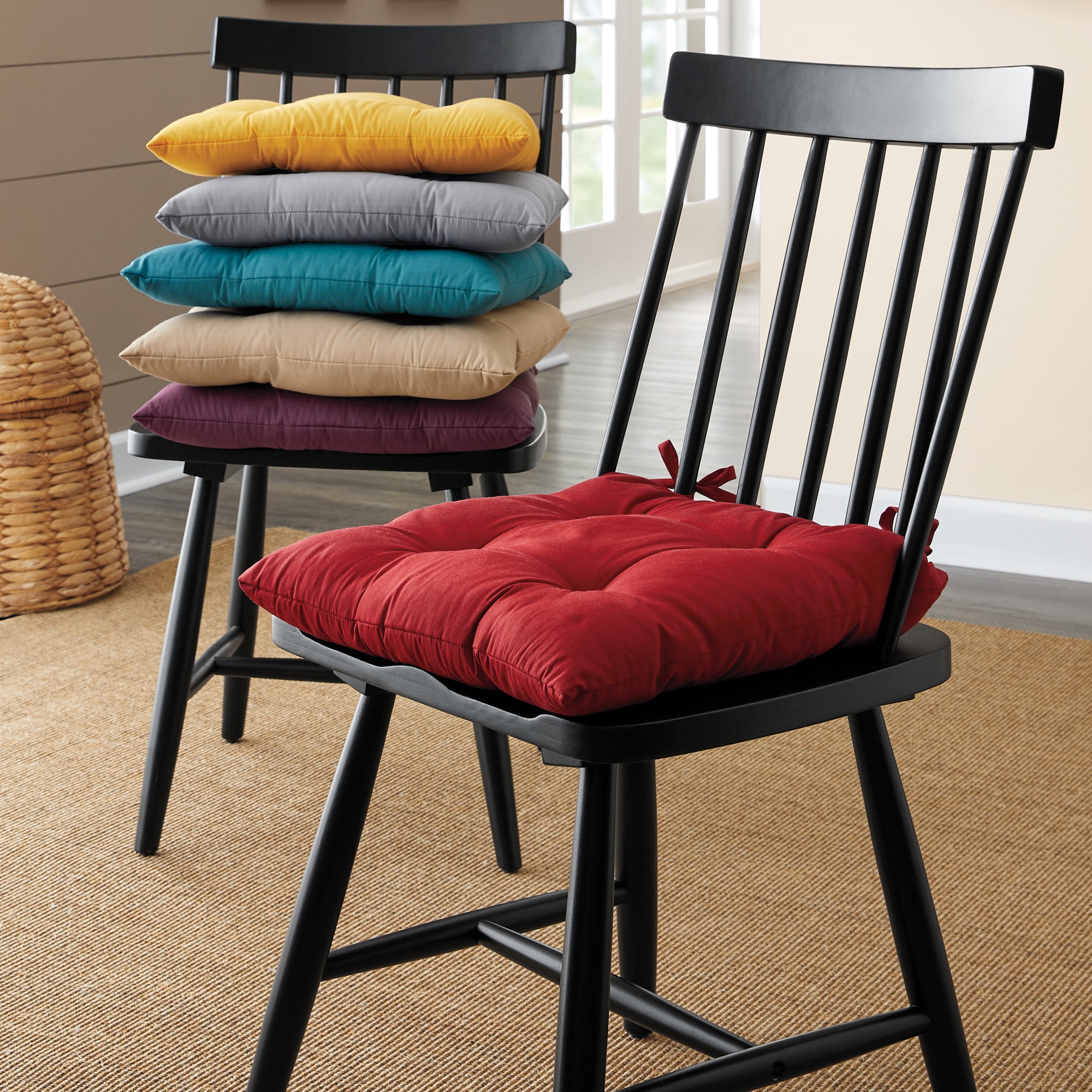 Color Connection Window Treatments, Chair Cushion and Chair Cover