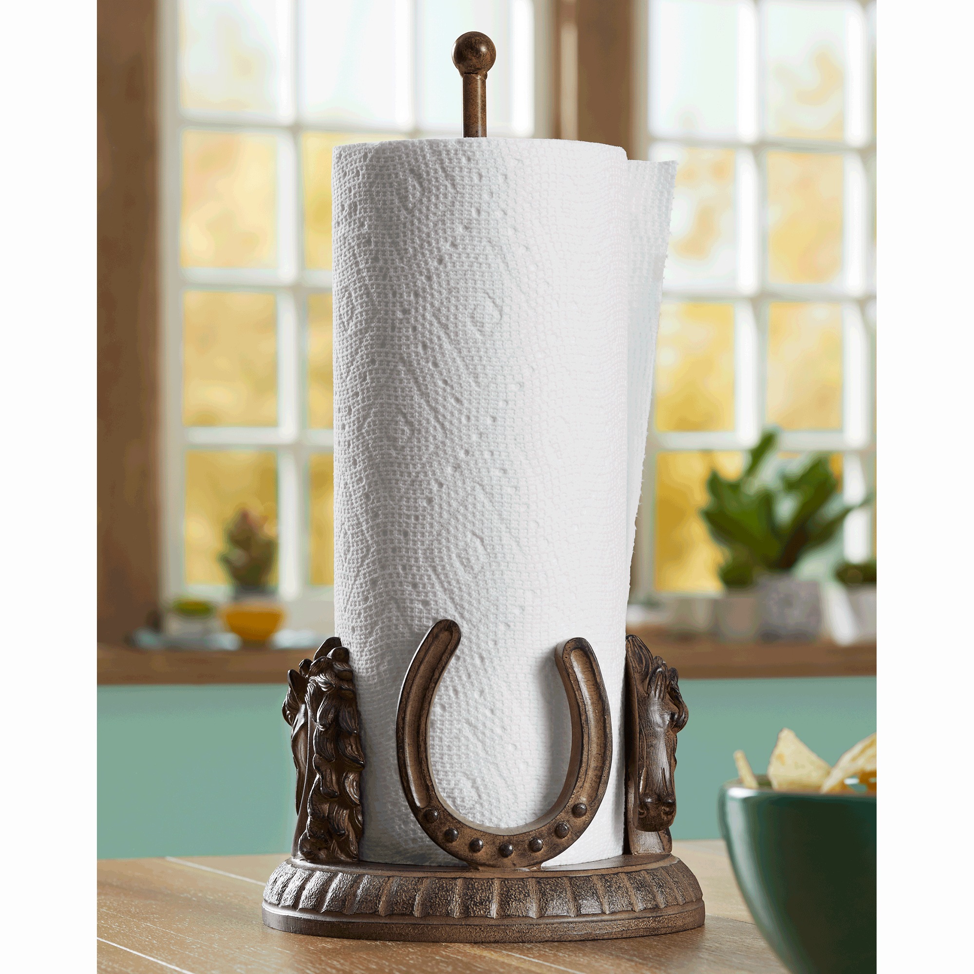 Horseshoe Paper Towel Holder 1 Horseshoe Paper Towel Holder