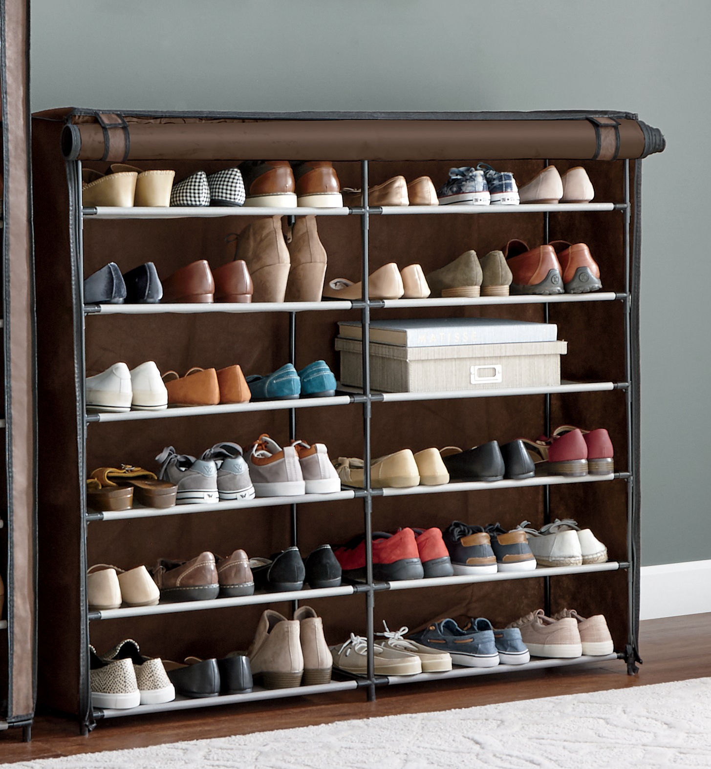 6-Layer Double Shoe Rack