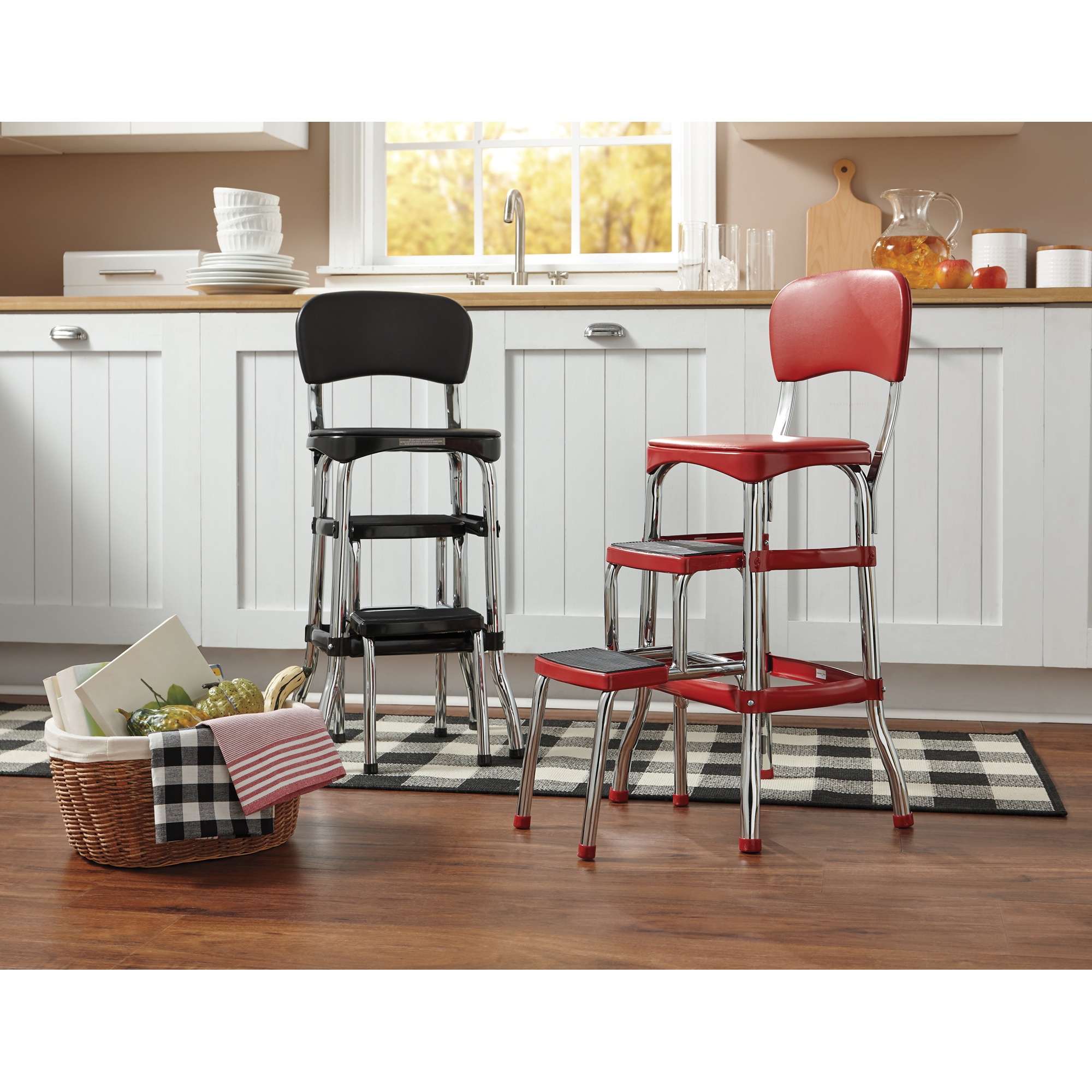 Retro Step-Stool Chair
