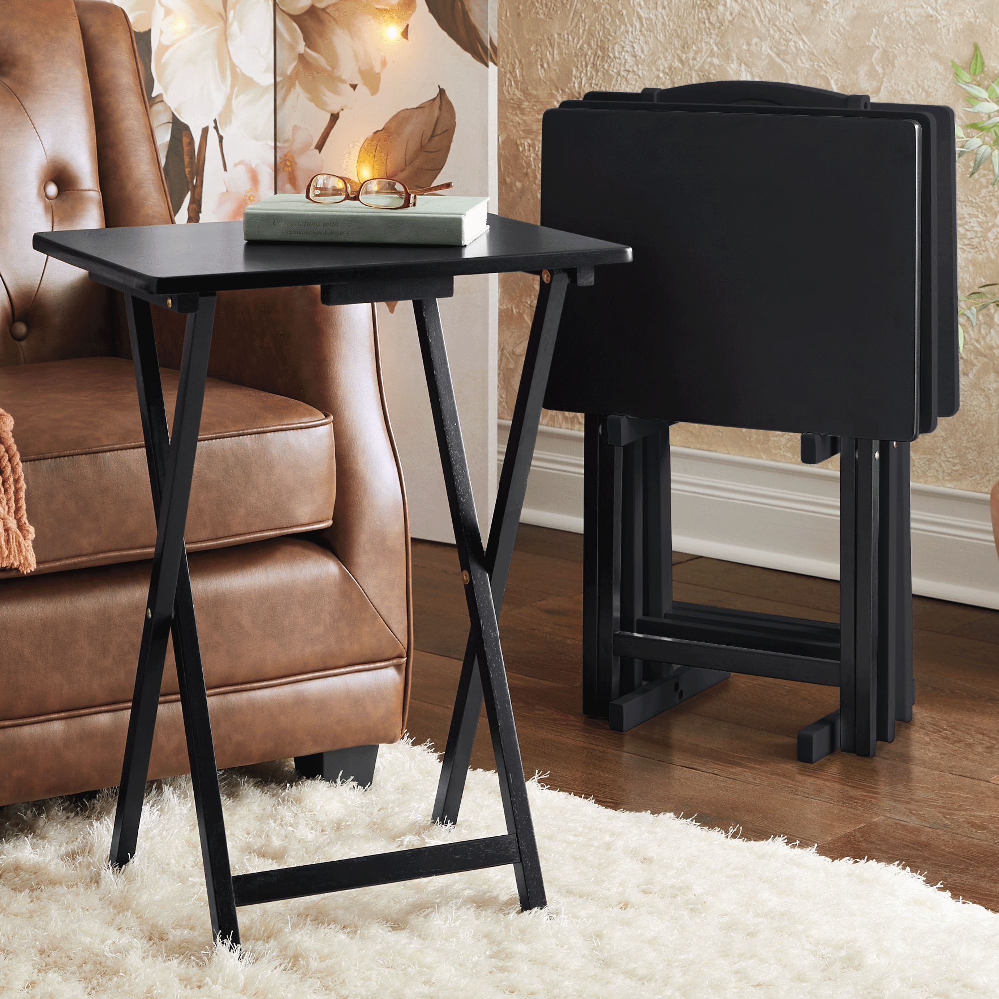 Louis 5-Piece Tray Table Set 1 Louis 5-Piece Tray Table Set