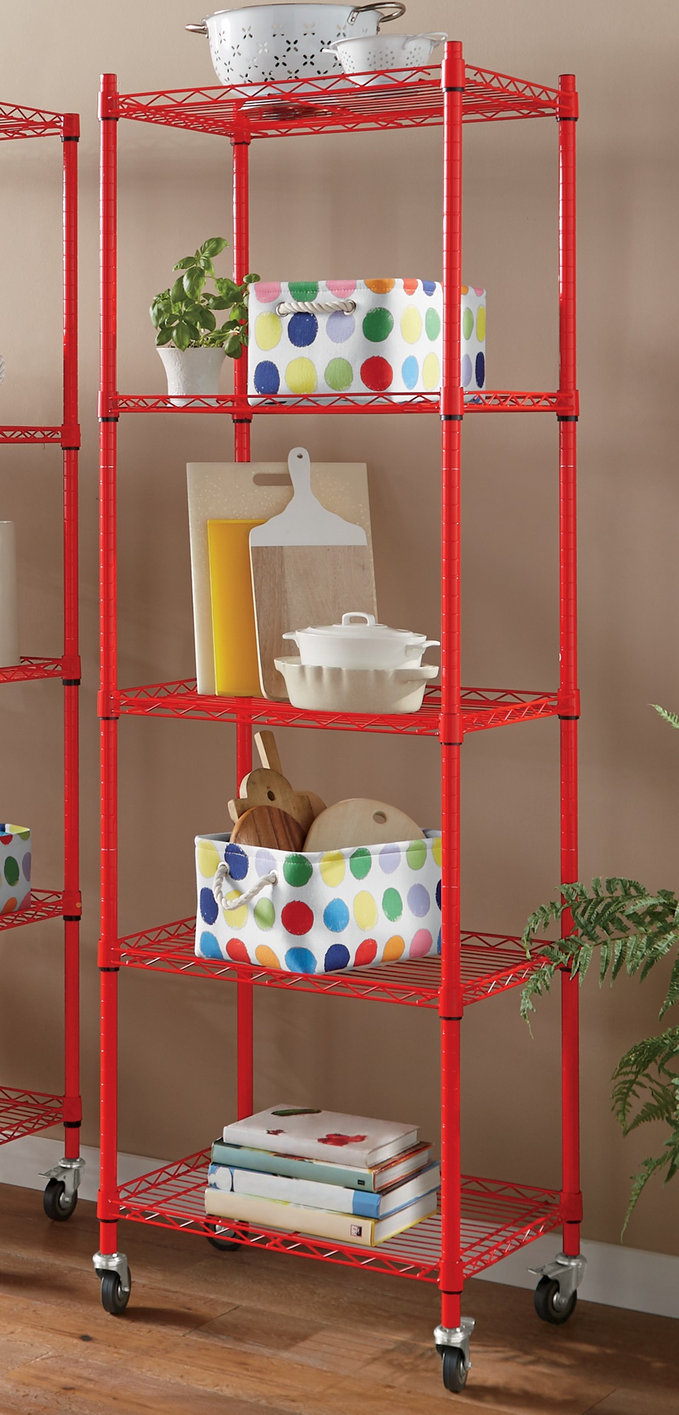 5 Tier Mobile Tower Shelf