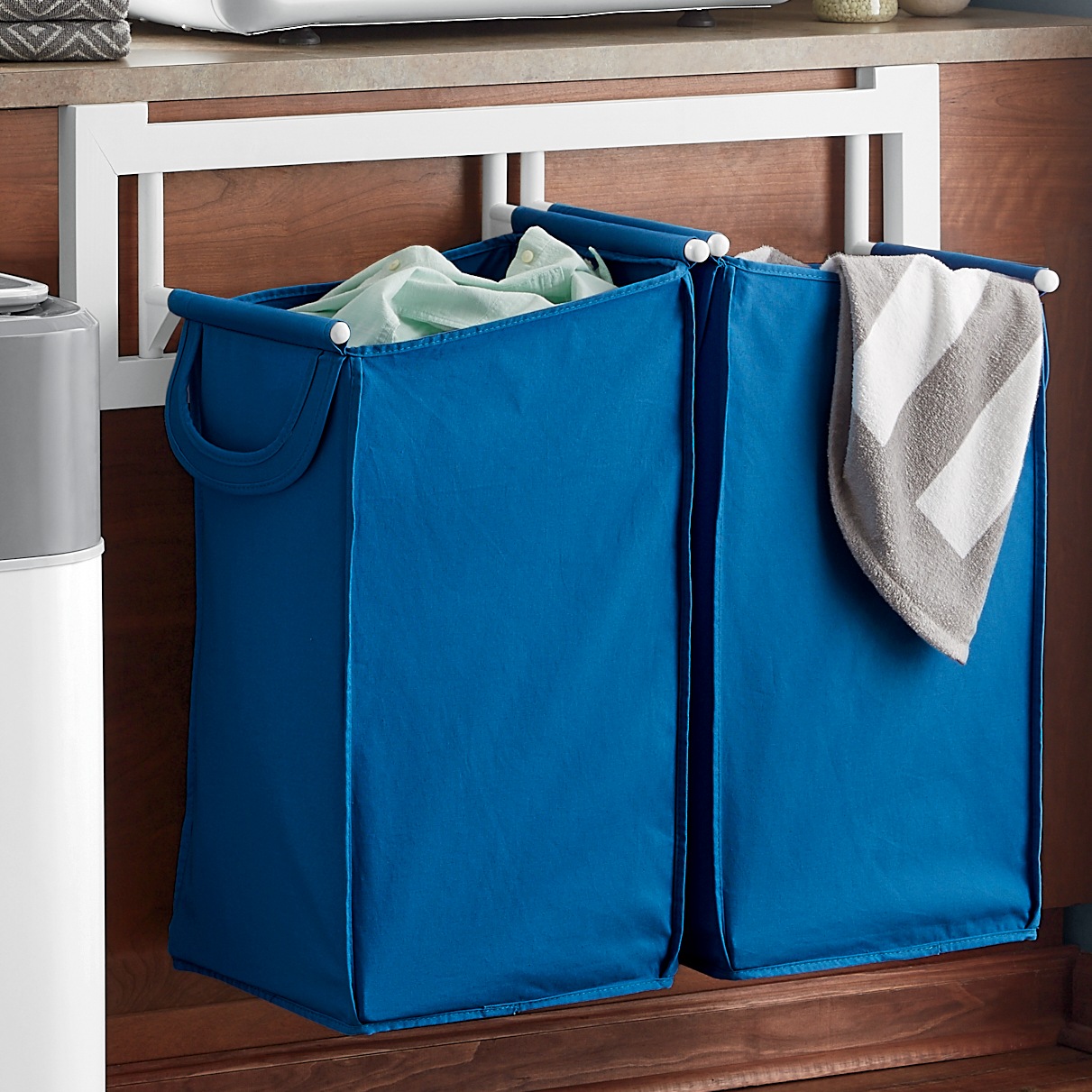 Set of 2 Hanging Hamper Baskets