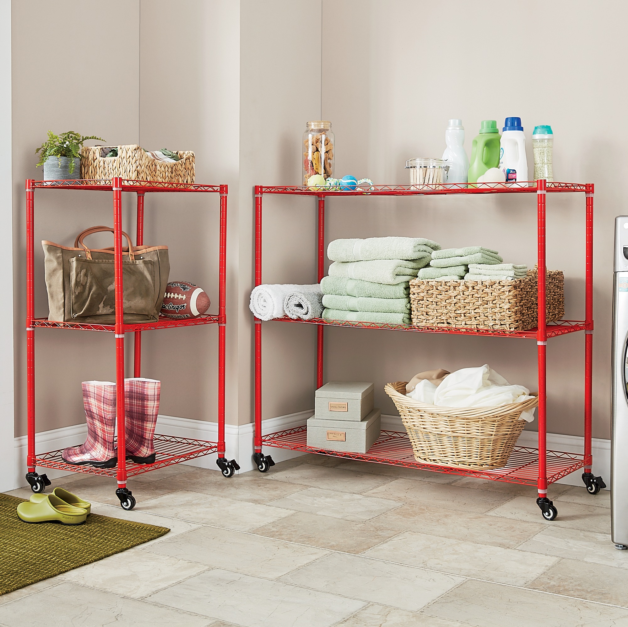 3-Tier Mobile Tower Shelf