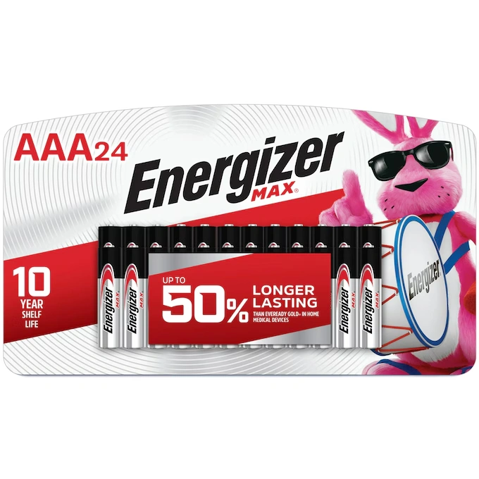Energizer MAX 24-Pack AAA Household Batteries