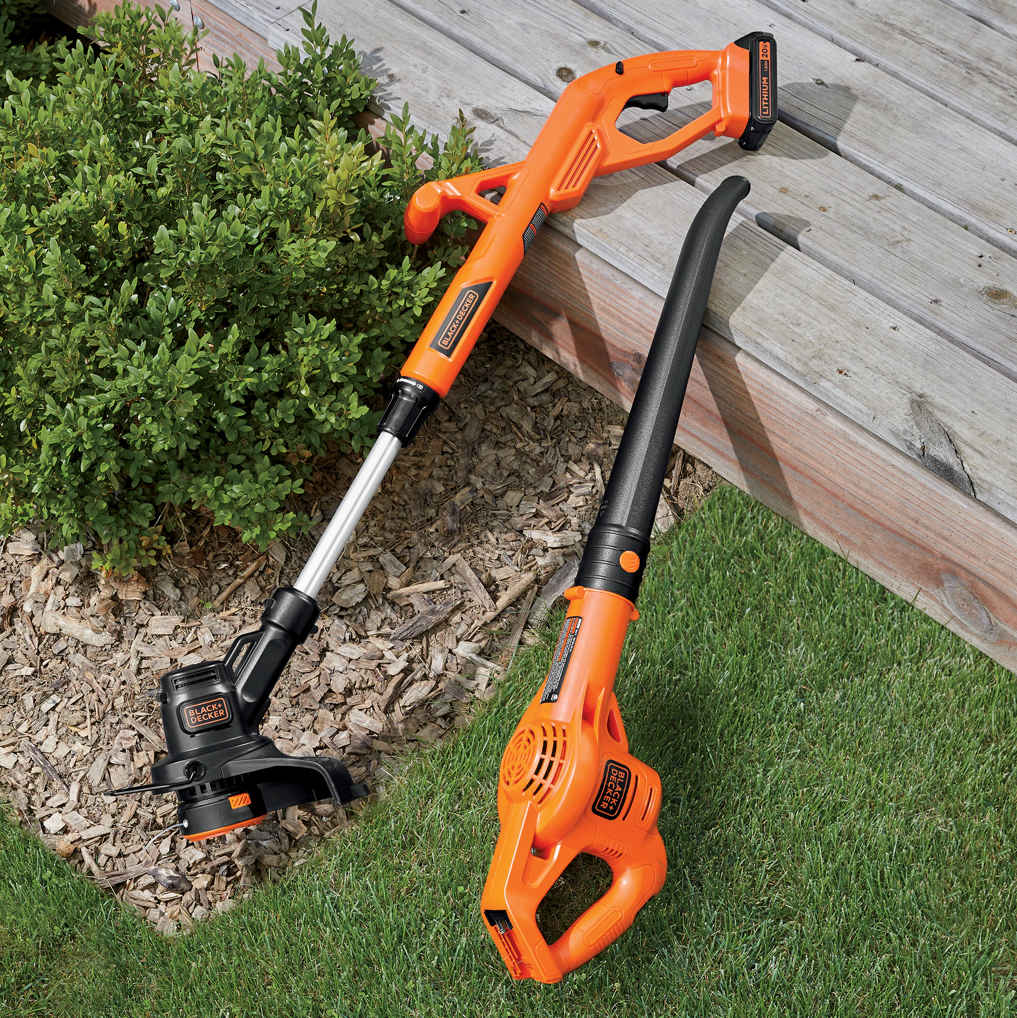 BLACK+DECKER 20V MAX Cordless String Trimmer/Edger and Blower Combo, Battery and Battery Charger 1 BLACK+DECKER 20V MAX Cordless String Trimmer/Edger and Blower Combo, Battery and Battery Charger