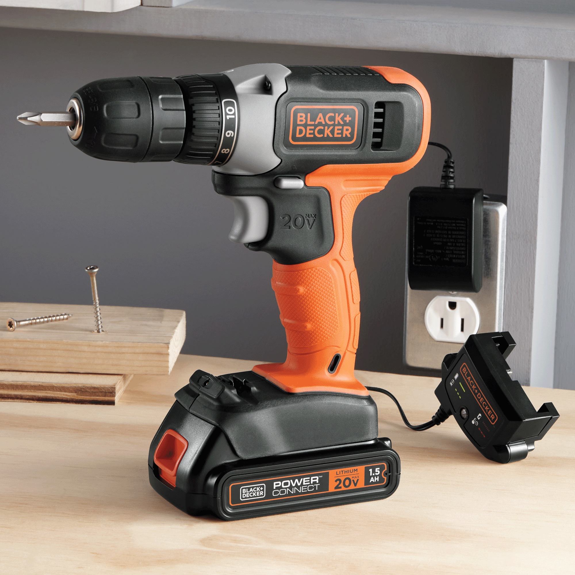 BLACK+DECKER 20V MAX Cordless Drill/Driver (Tool Only)