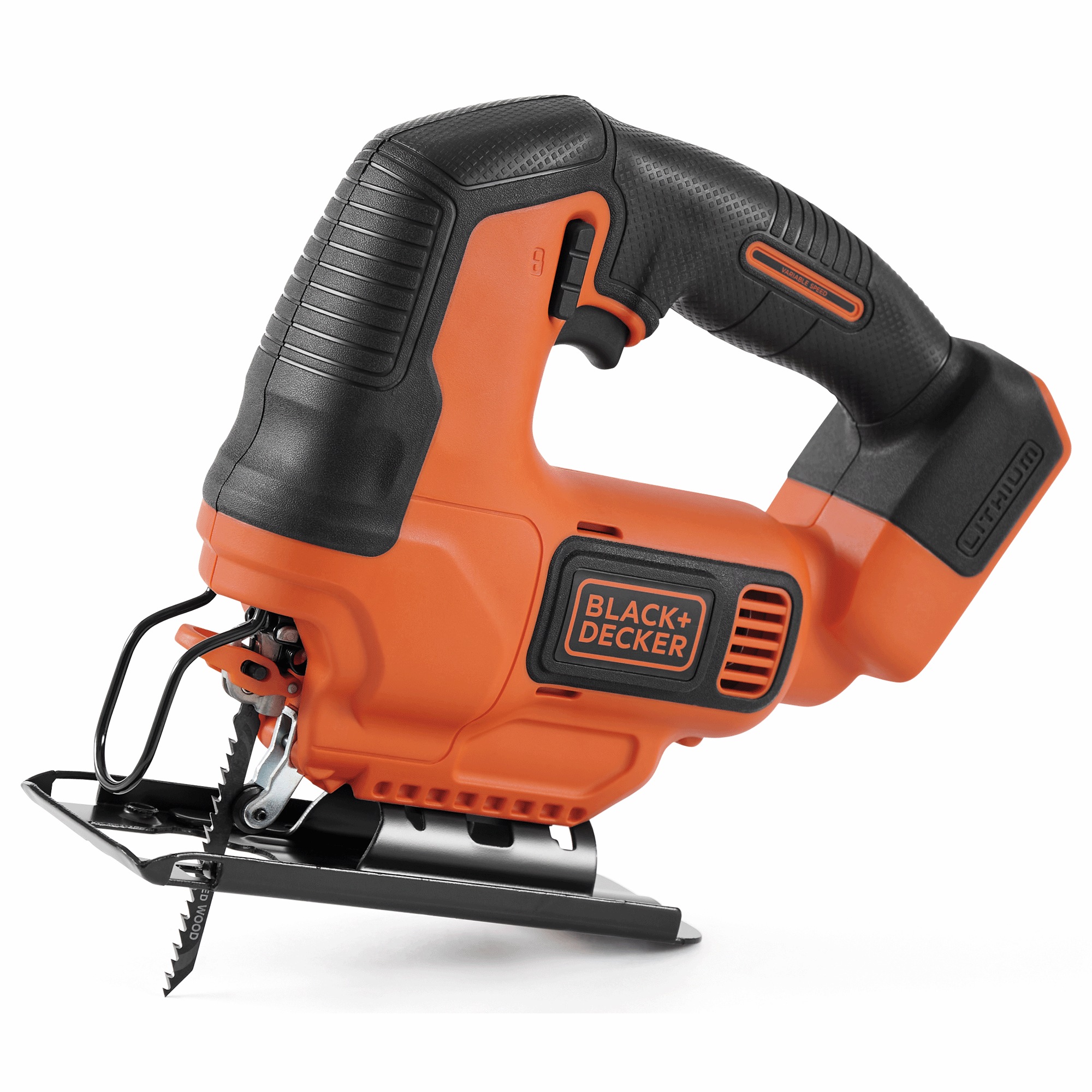 BLACK+DECKER 20V MAX Cordless Jigsaw (Tool Only), Battery and Battery Charger