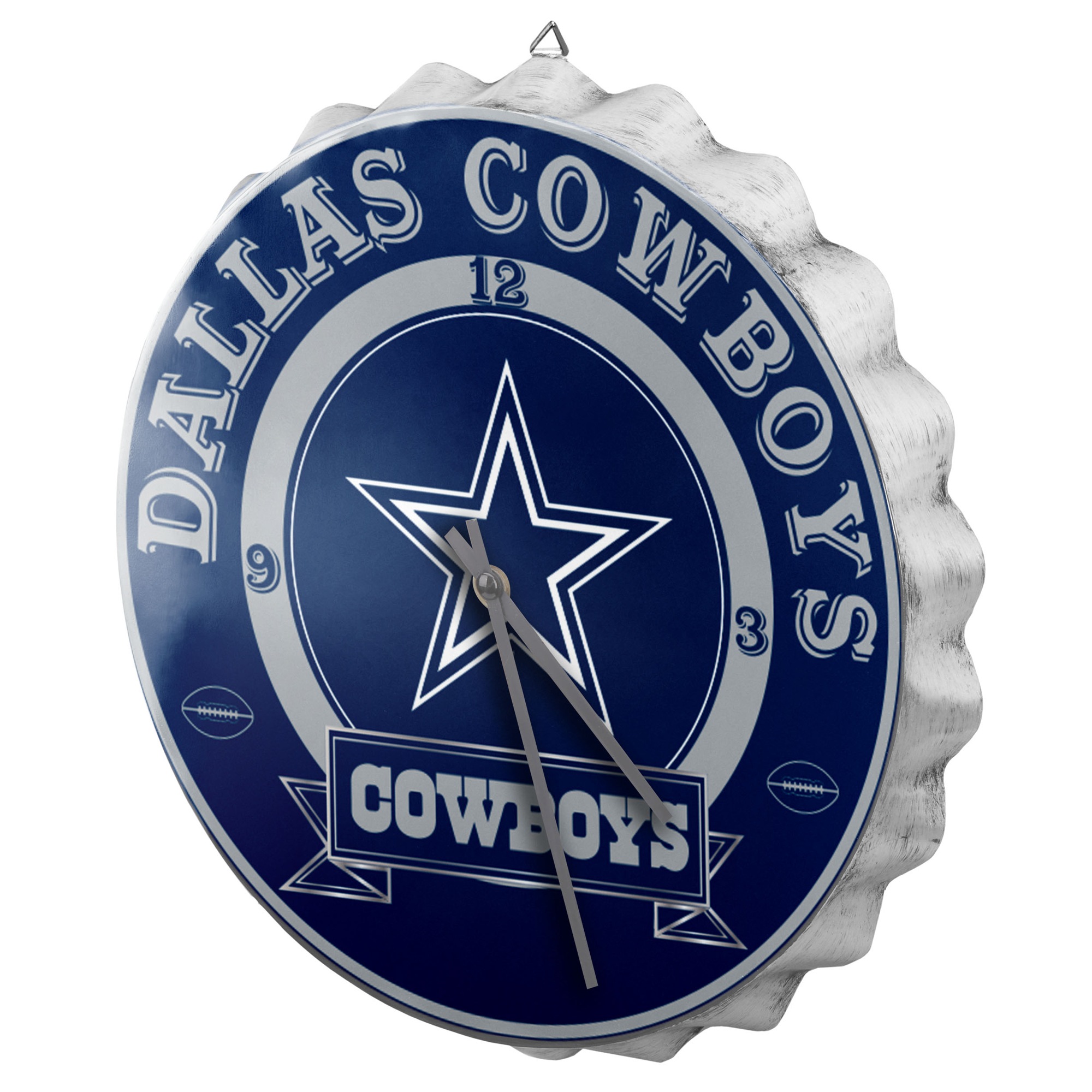NFL Bottle Cap Wall Clock