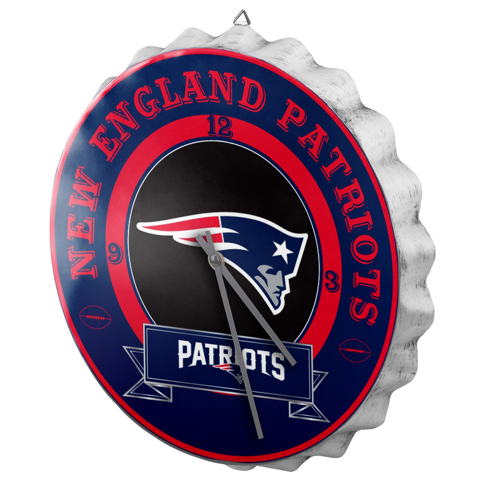 NFL Bottle Cap Wall Clock