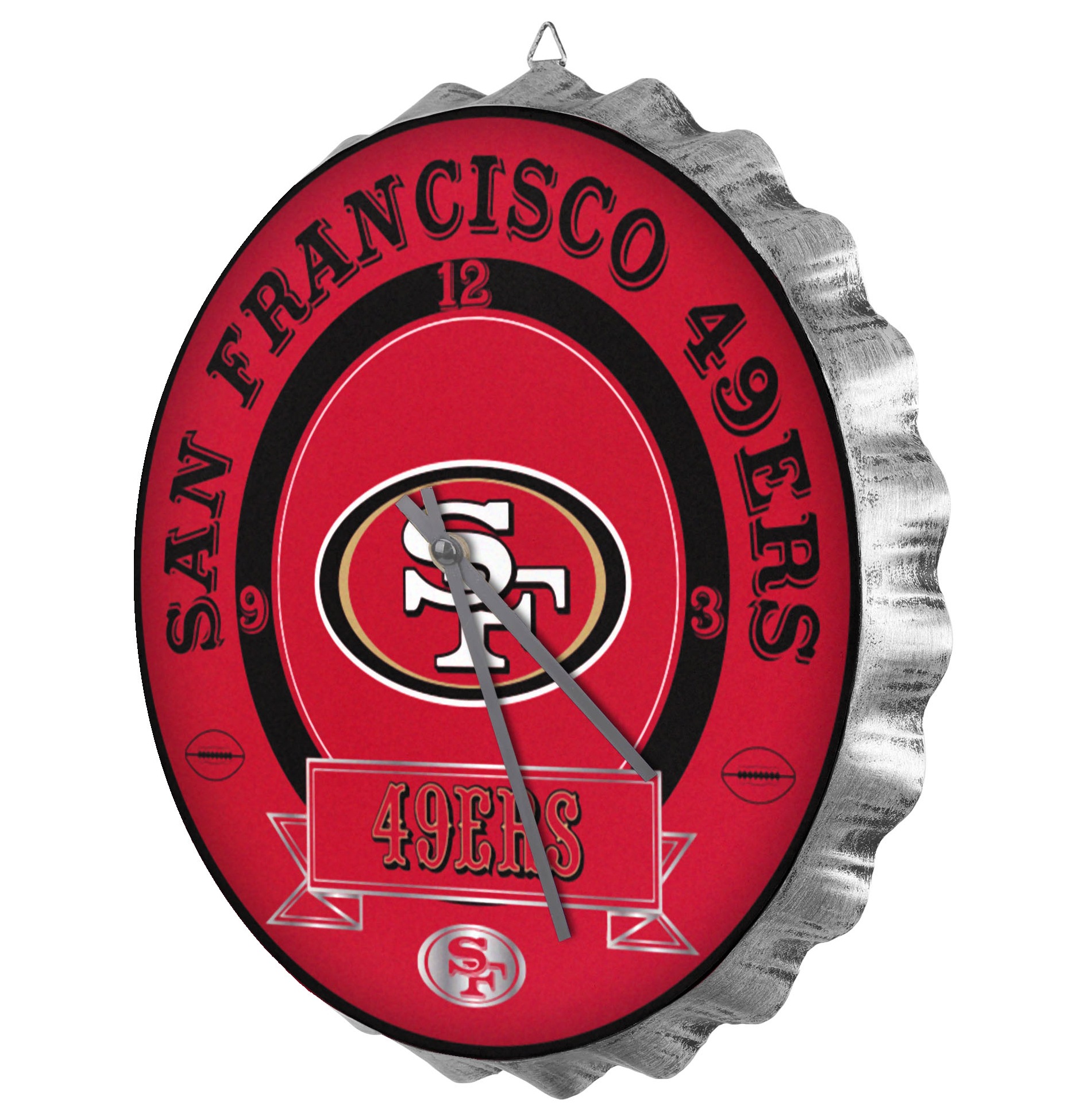 NFL Bottle Cap Wall Clock 4 NFL Bottle Cap Wall Clock