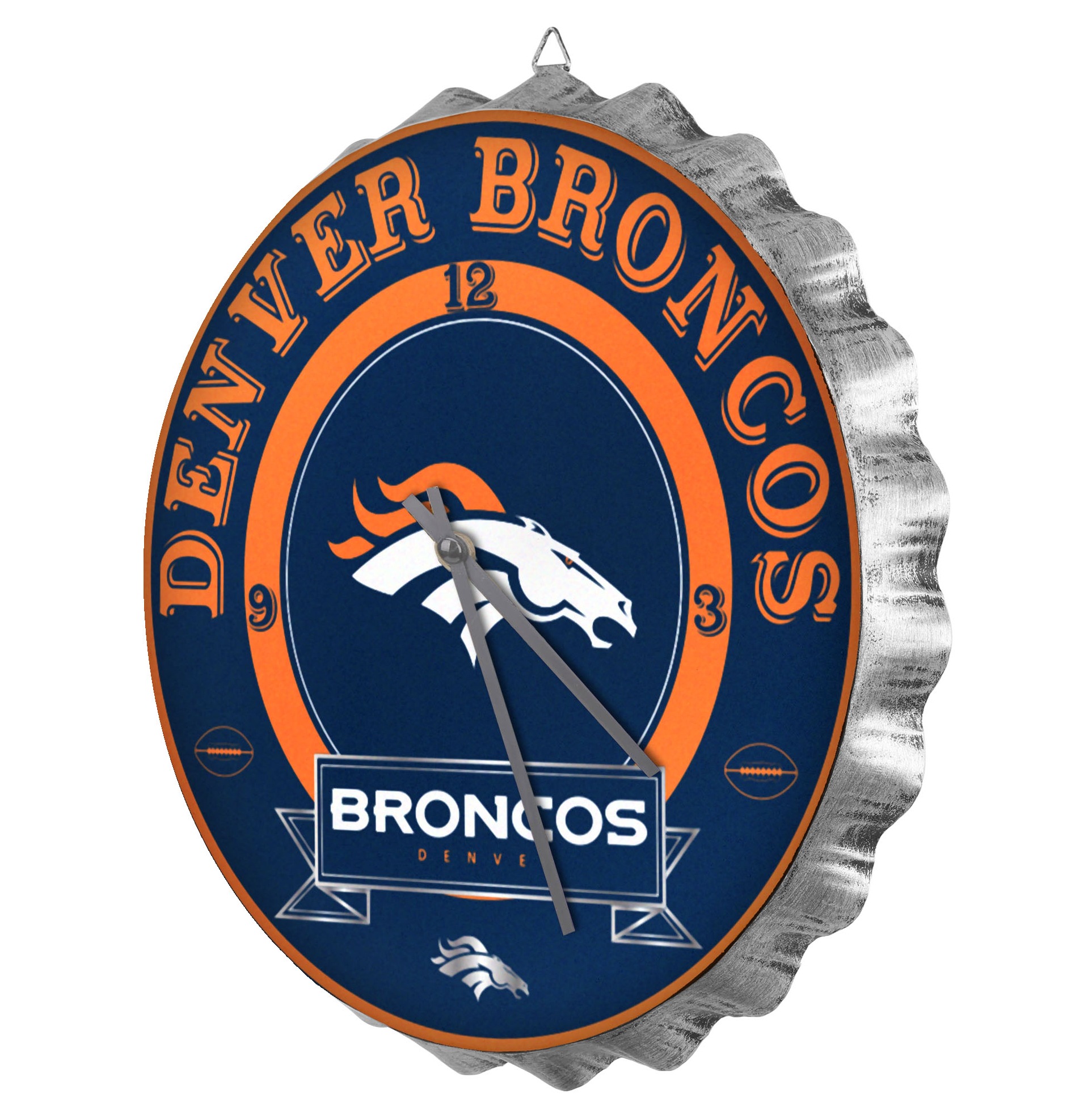NFL Bottle Cap Wall Clock 6 NFL Bottle Cap Wall Clock