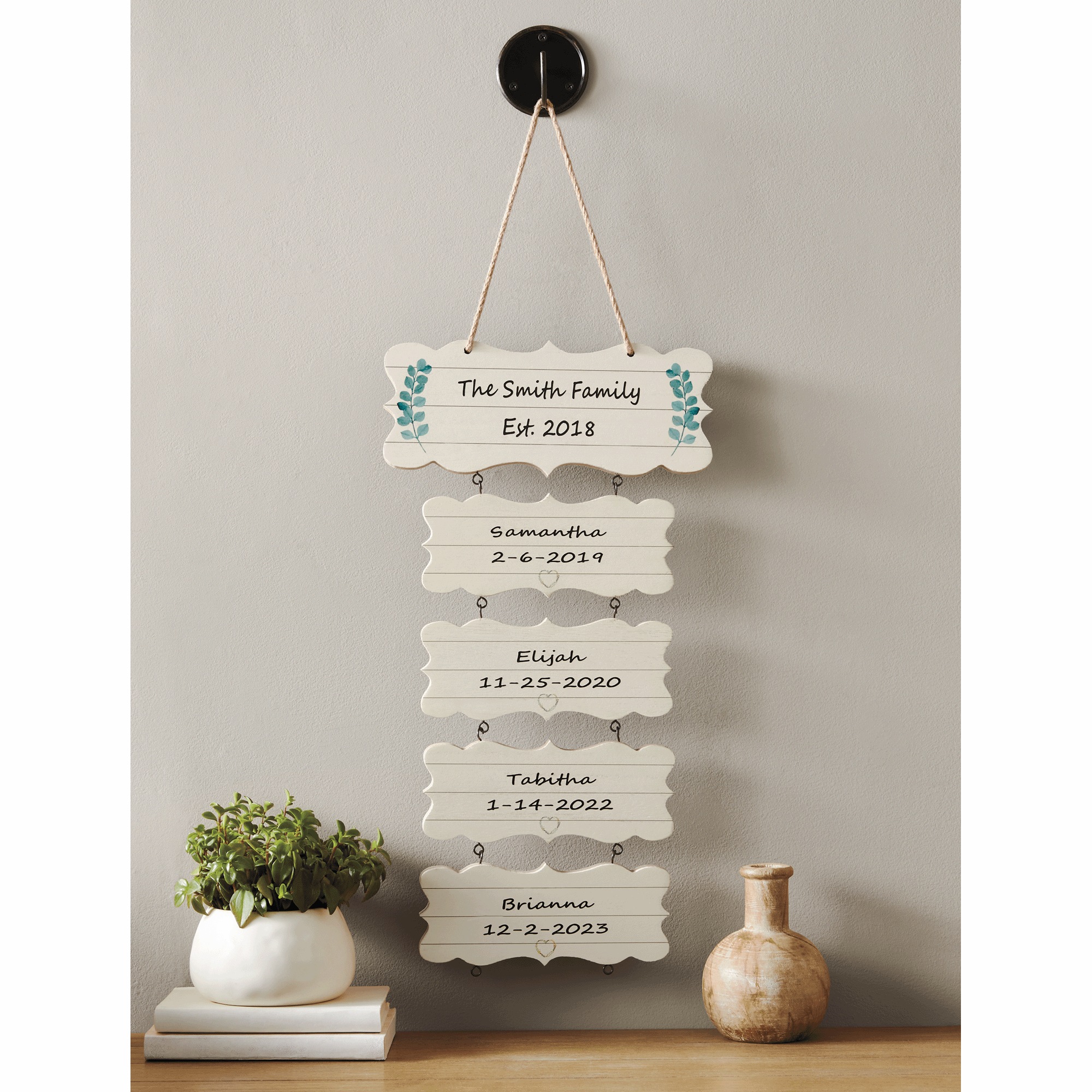 Personalized Our Story Wall Plaque 1 Personalized Our Story Wall Plaque