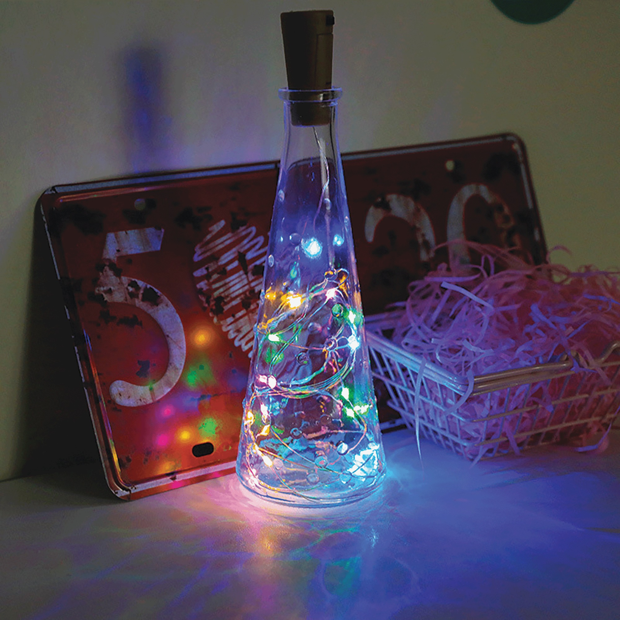 Set of 3 Bottle String Lights 2 Set of 3 Bottle String Lights