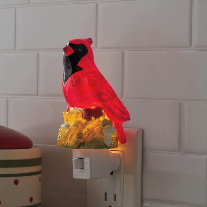 Ceramic Cardinal Nightlight 1 Ceramic Cardinal Nightlight
