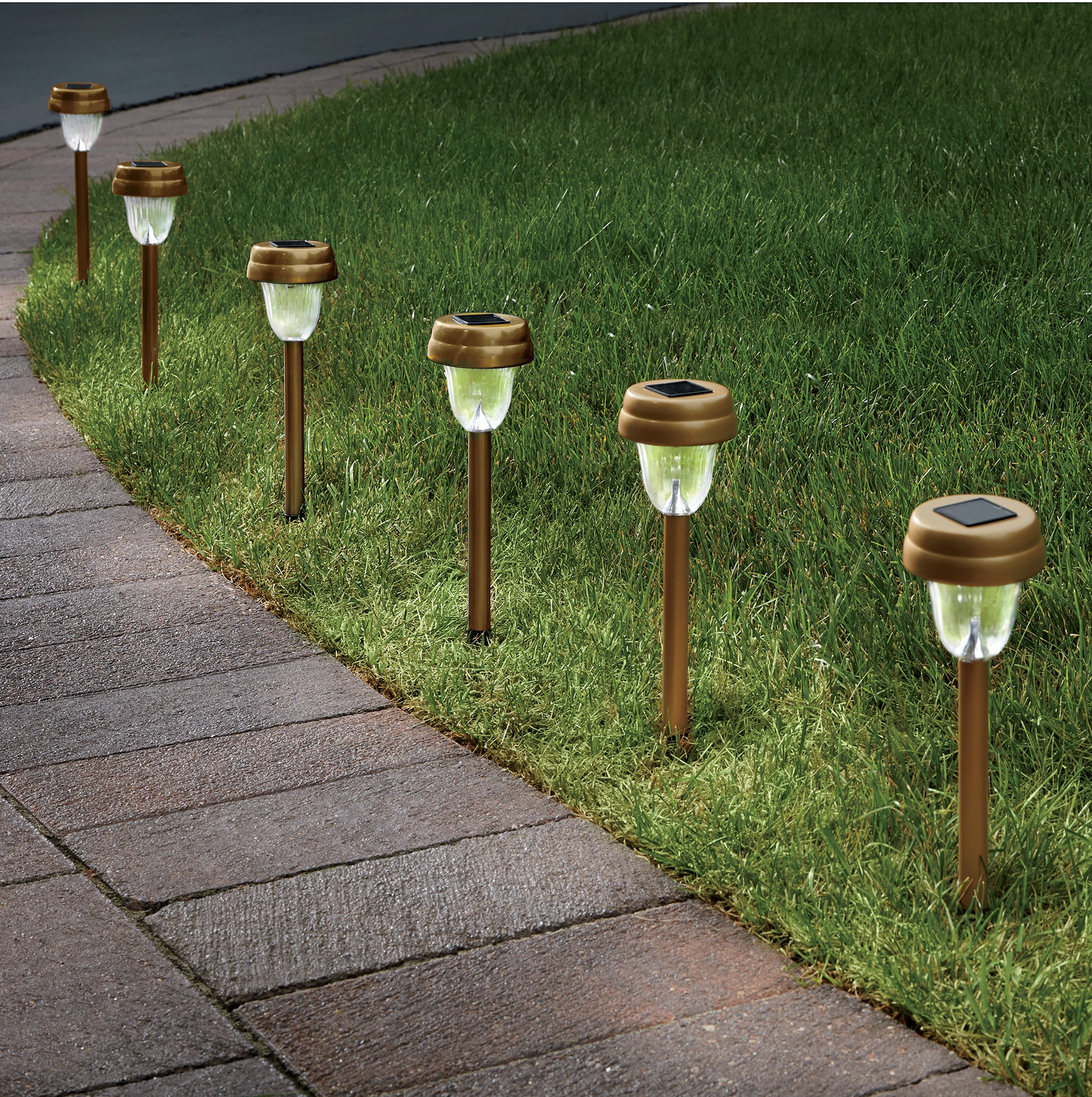 6-Piece Solar Stake Light Set