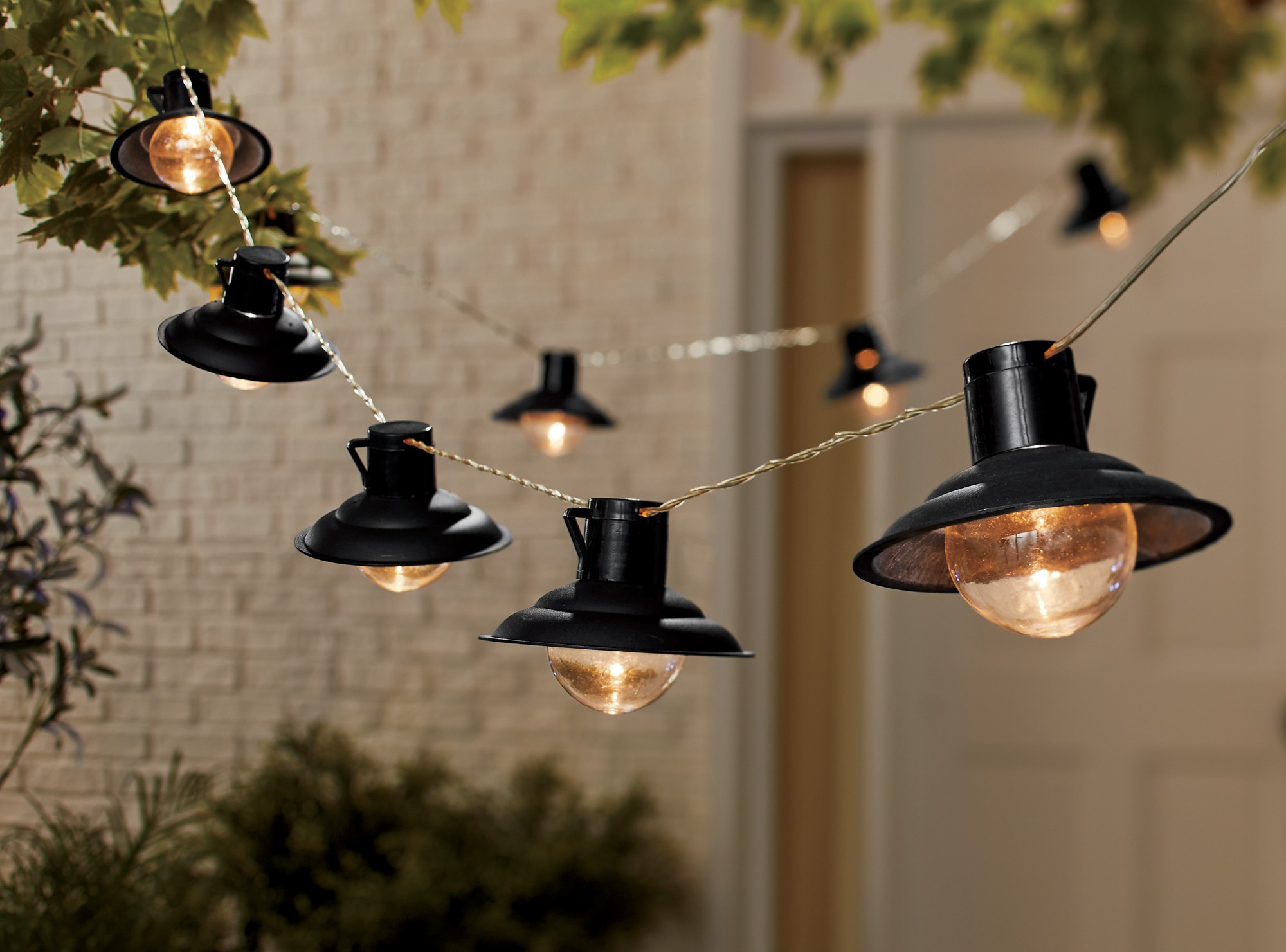 Farmhouse Solar String Light - 10 LED Outdoor Lanterns 1 Farmhouse Solar String Light - 10 LED Outdoor Lanterns