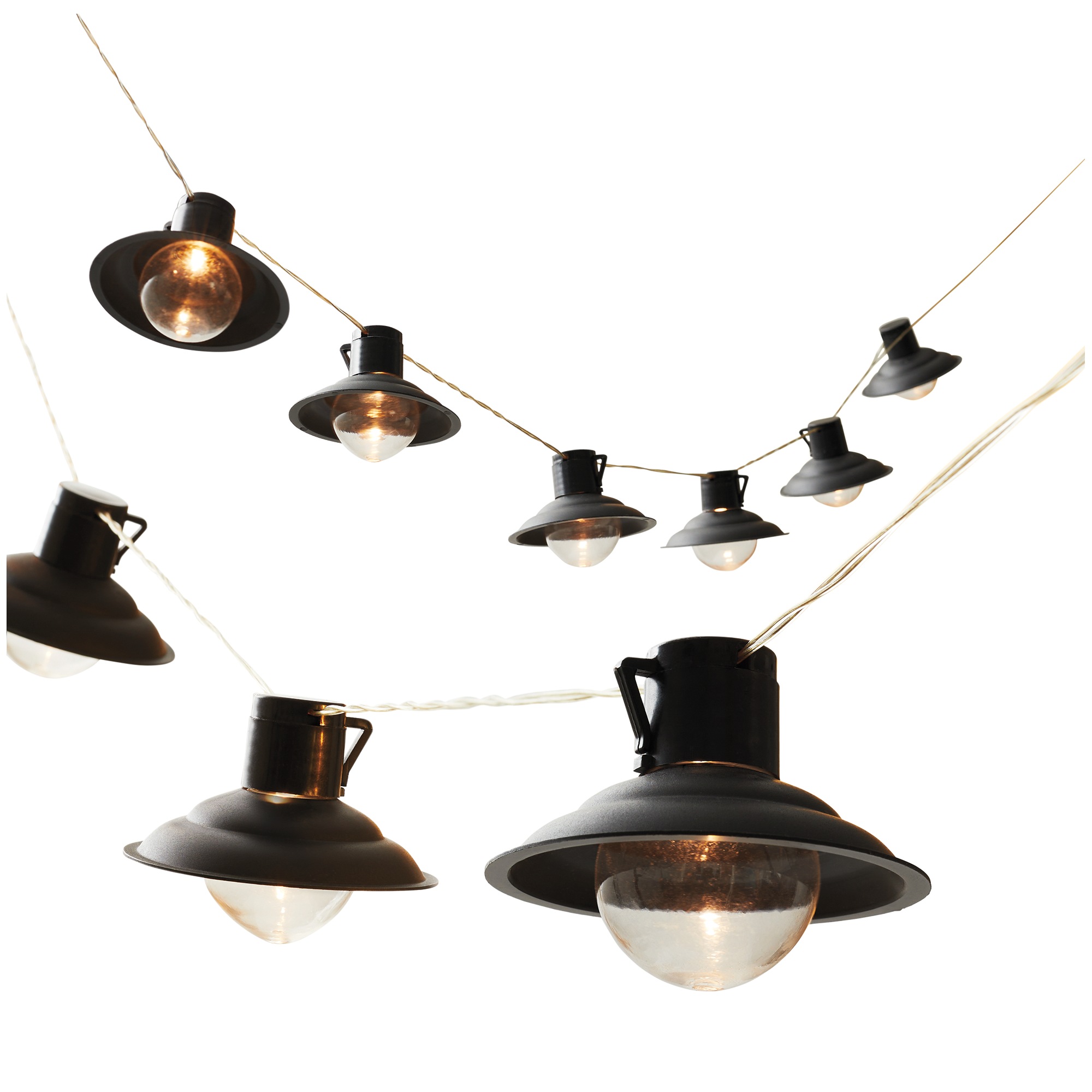 Farmhouse Solar String Light - 10 LED Outdoor Lanterns 2 Farmhouse Solar String Light - 10 LED Outdoor Lanterns