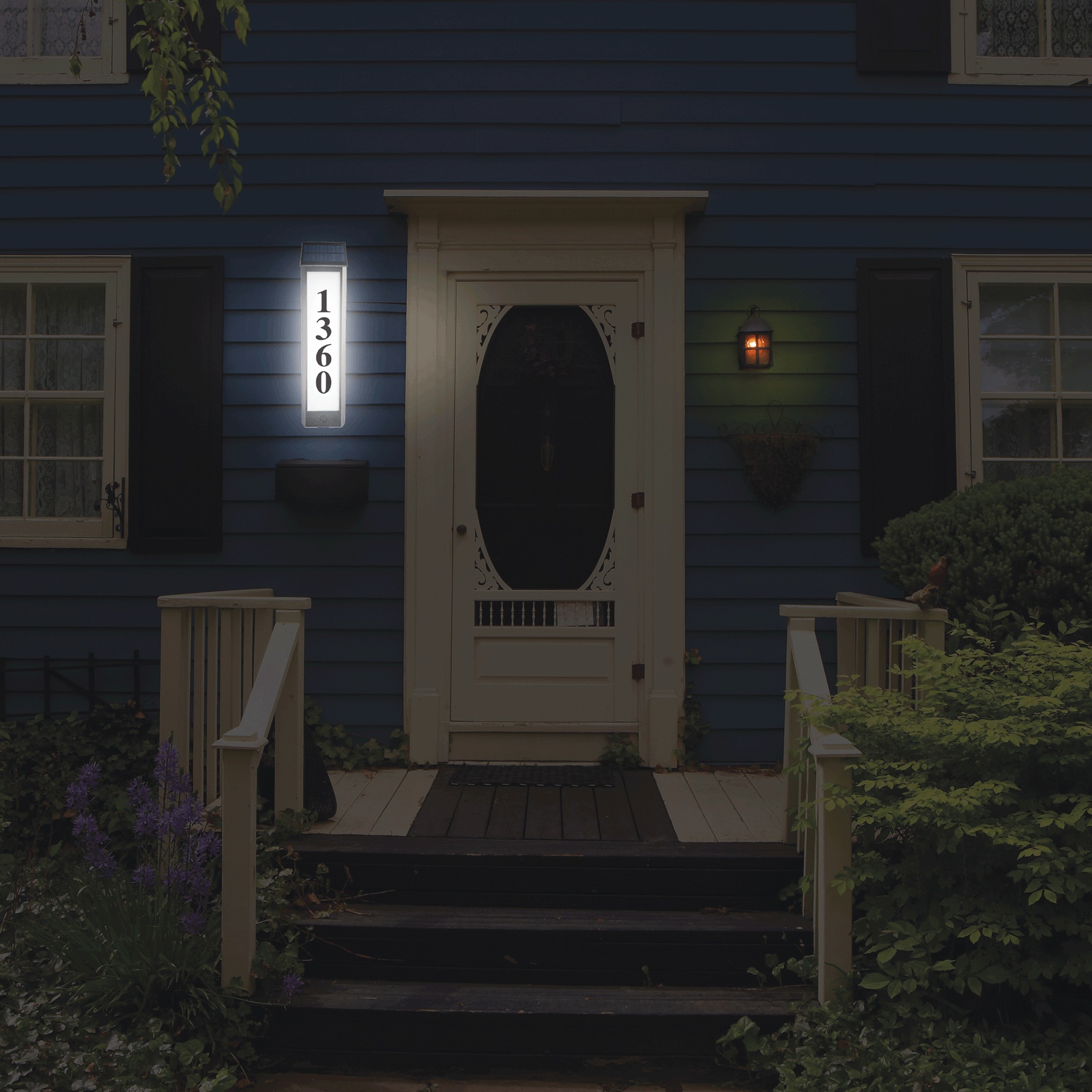 SensorBrite® Solar Powered Address Light