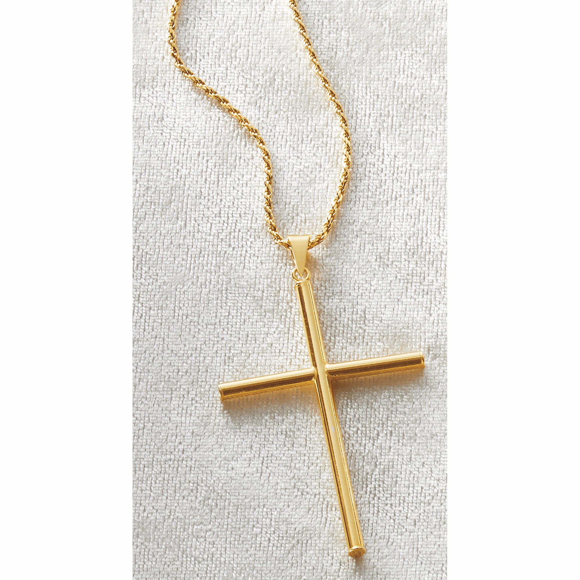 Long Tube Cross Pendant 2 Long Tube Cross Pendant
