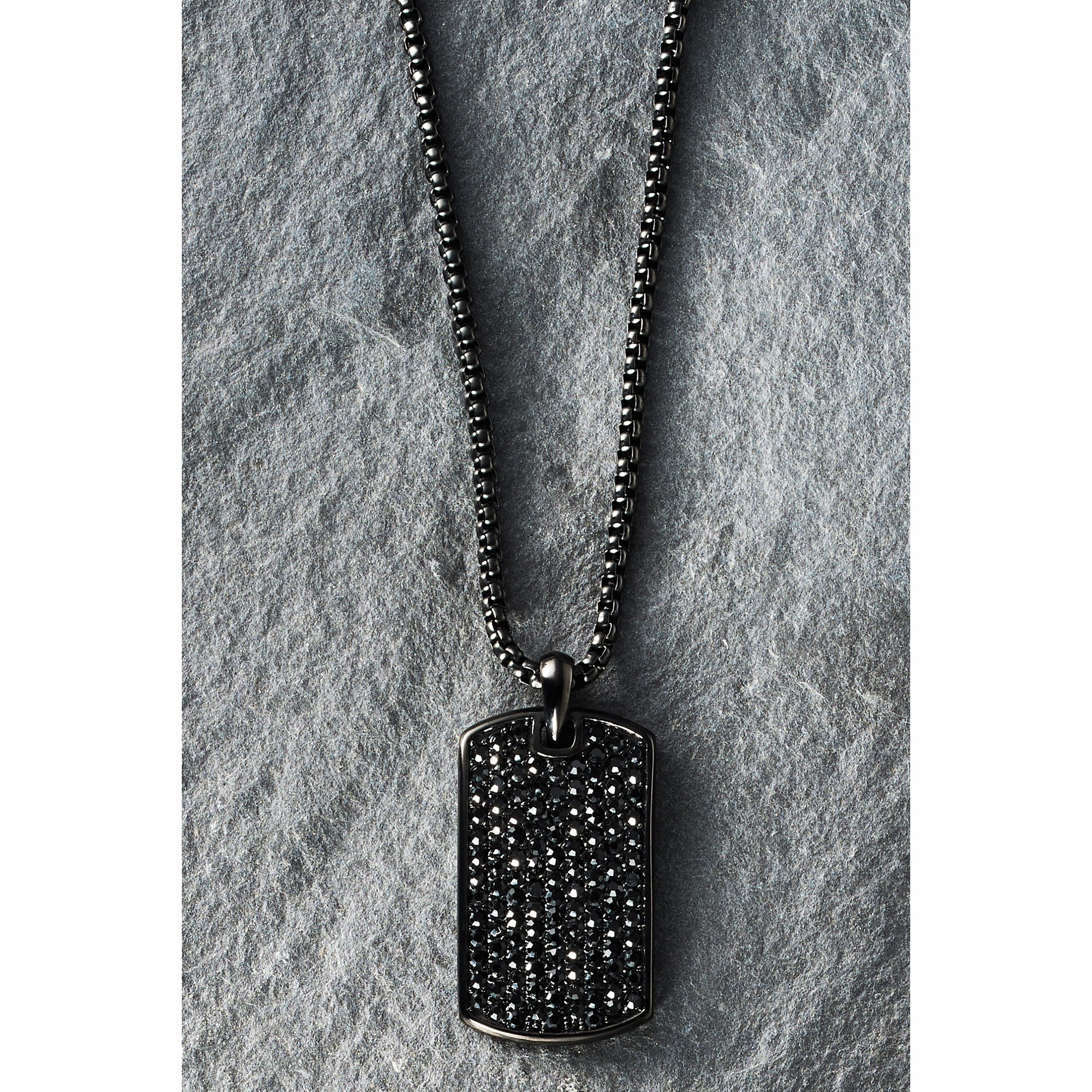 Majesty Crystal Ion Dogtag Pendant