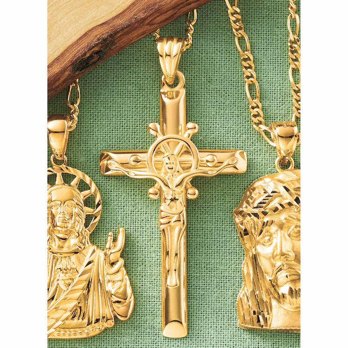 Men's Crucifix/Ship Wheel Pendant 1 Men's Crucifix/Ship Wheel Pendant