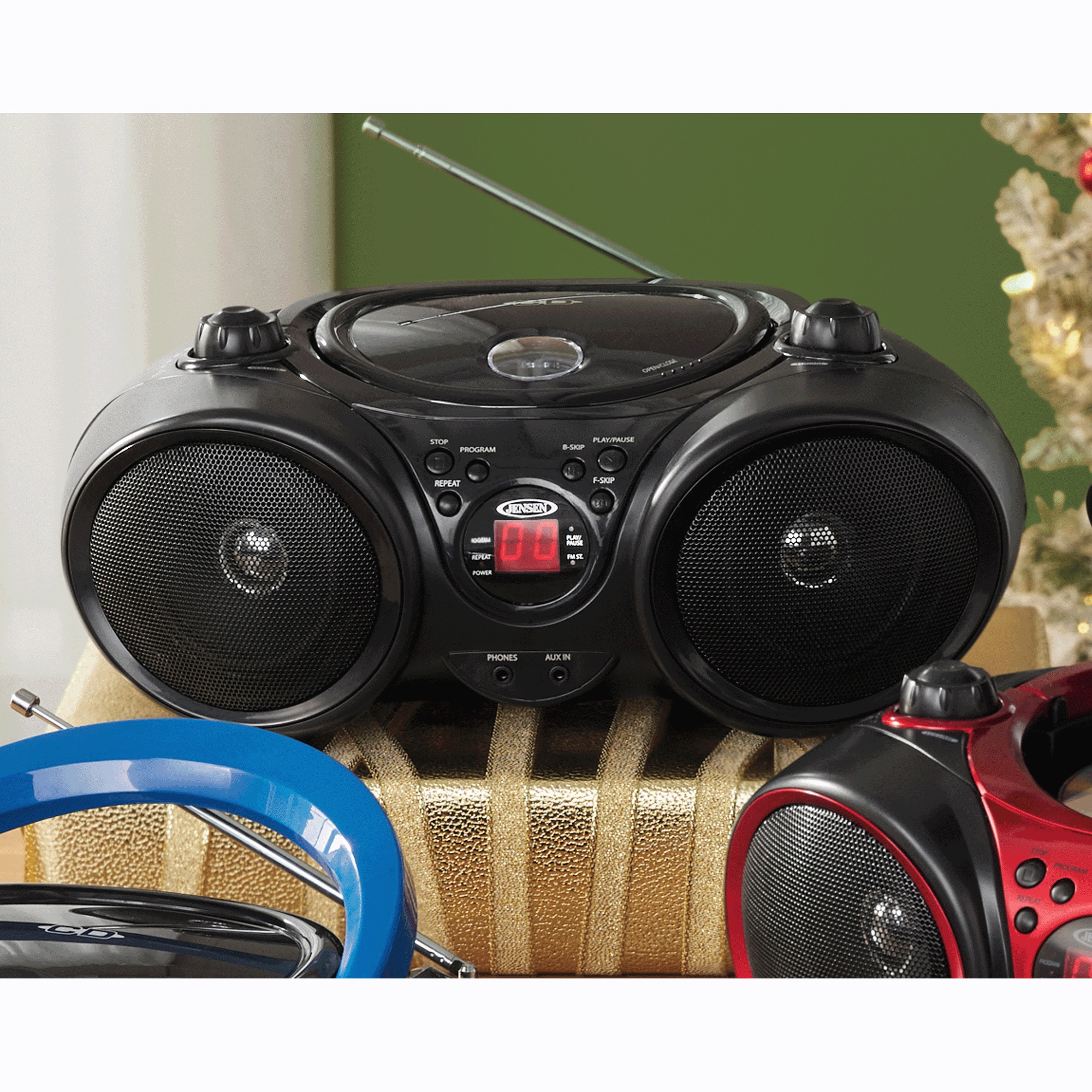 JENSEN Portable Stereo with CD Player & AM/FM Radio