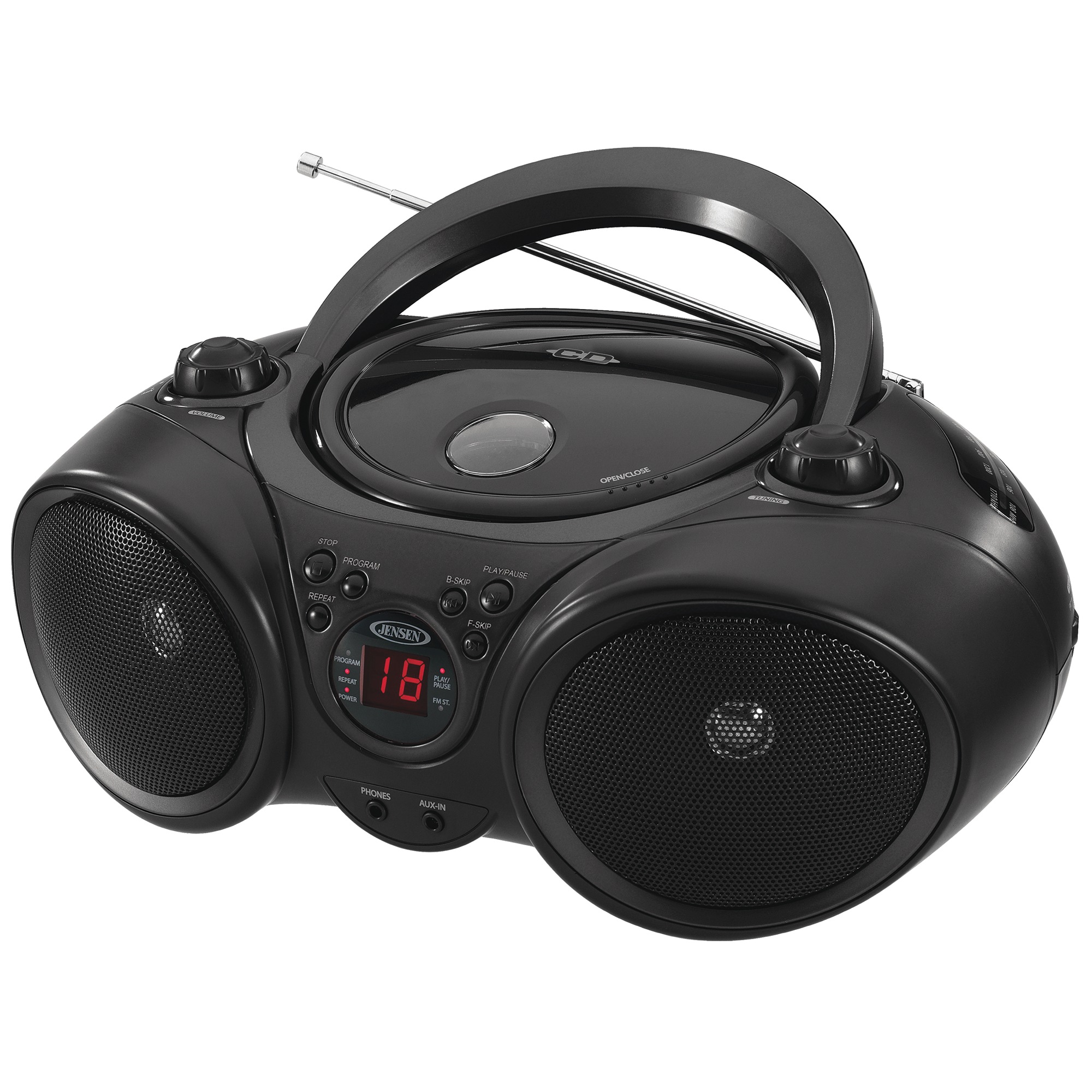 JENSEN Portable Stereo with CD Player & AM/FM Radio