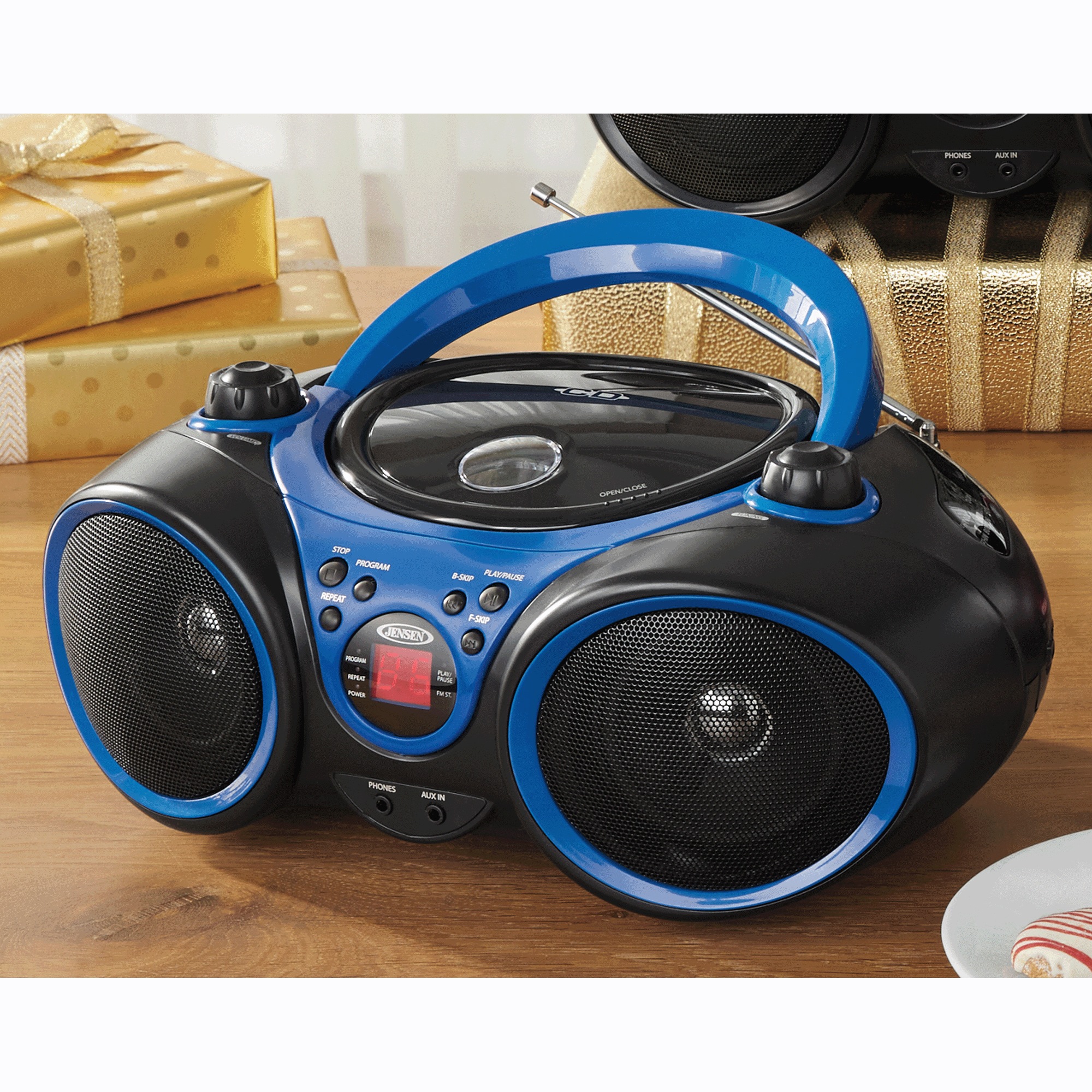 JENSEN Portable Stereo with CD Player & AM/FM Radio