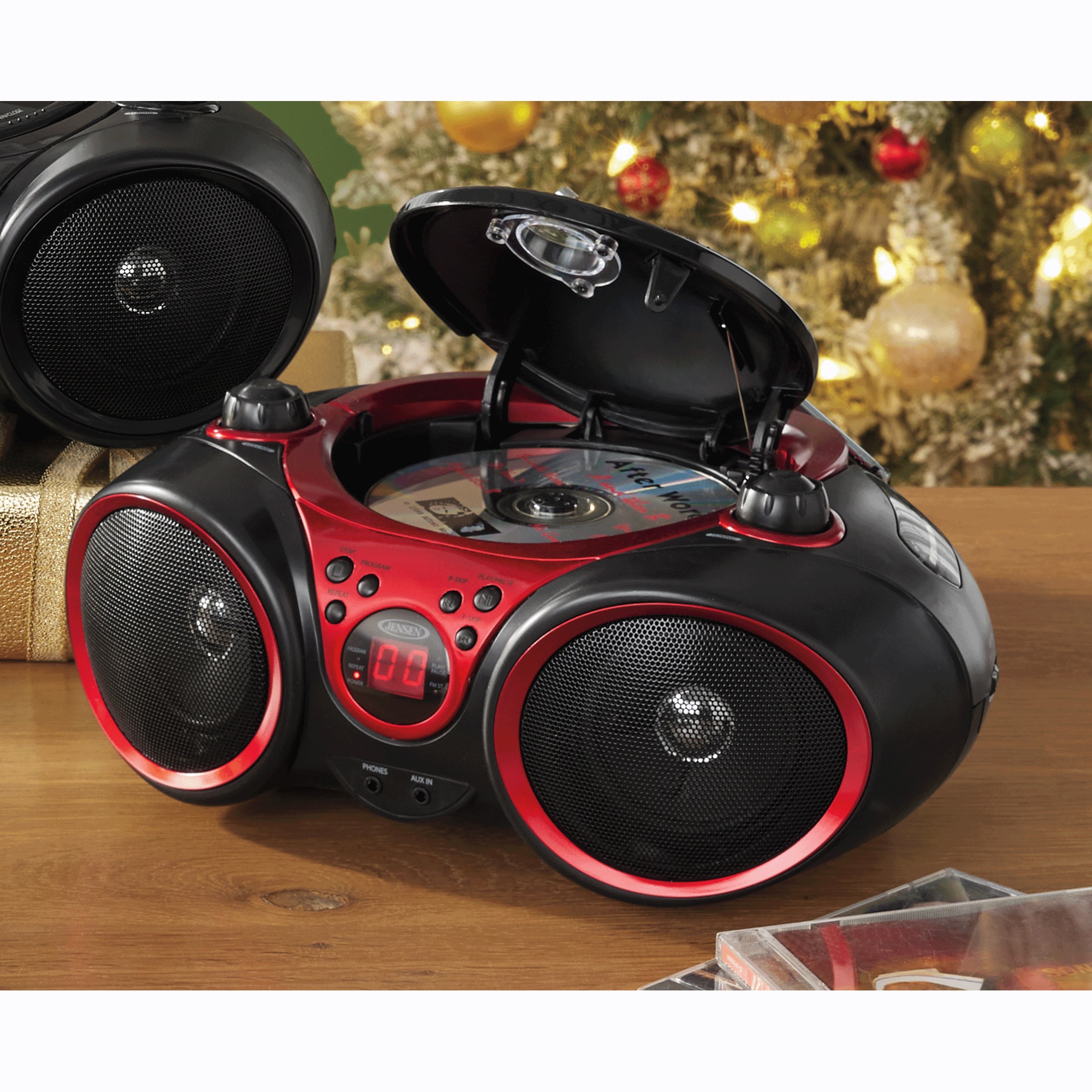 JENSEN Portable Stereo with CD Player & AM/FM Radio