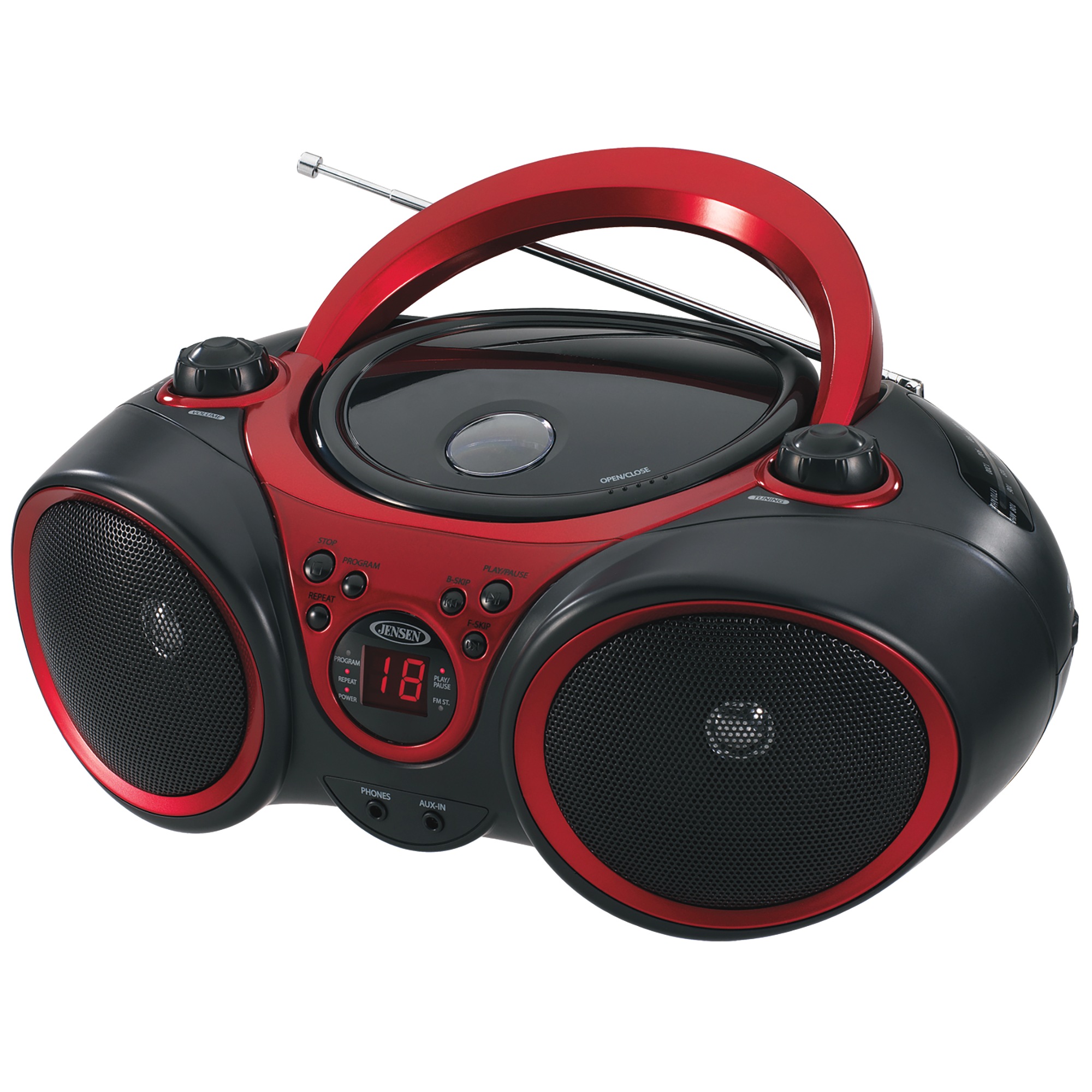 JENSEN Portable Stereo with CD Player & AM/FM Radio