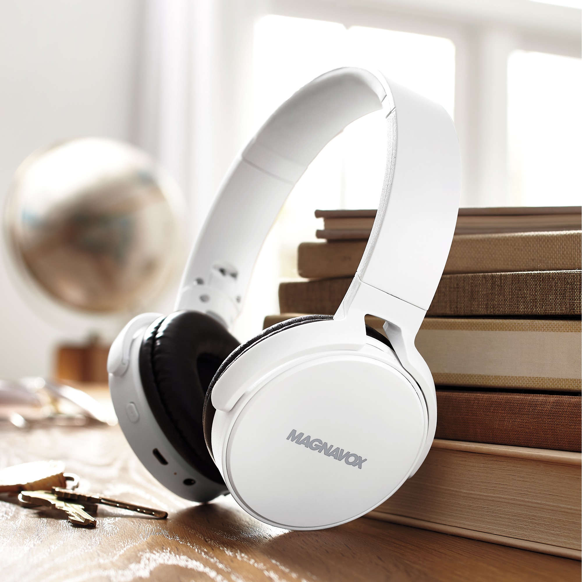 Magnavox Foldable Wireless Bluetooth Headphones