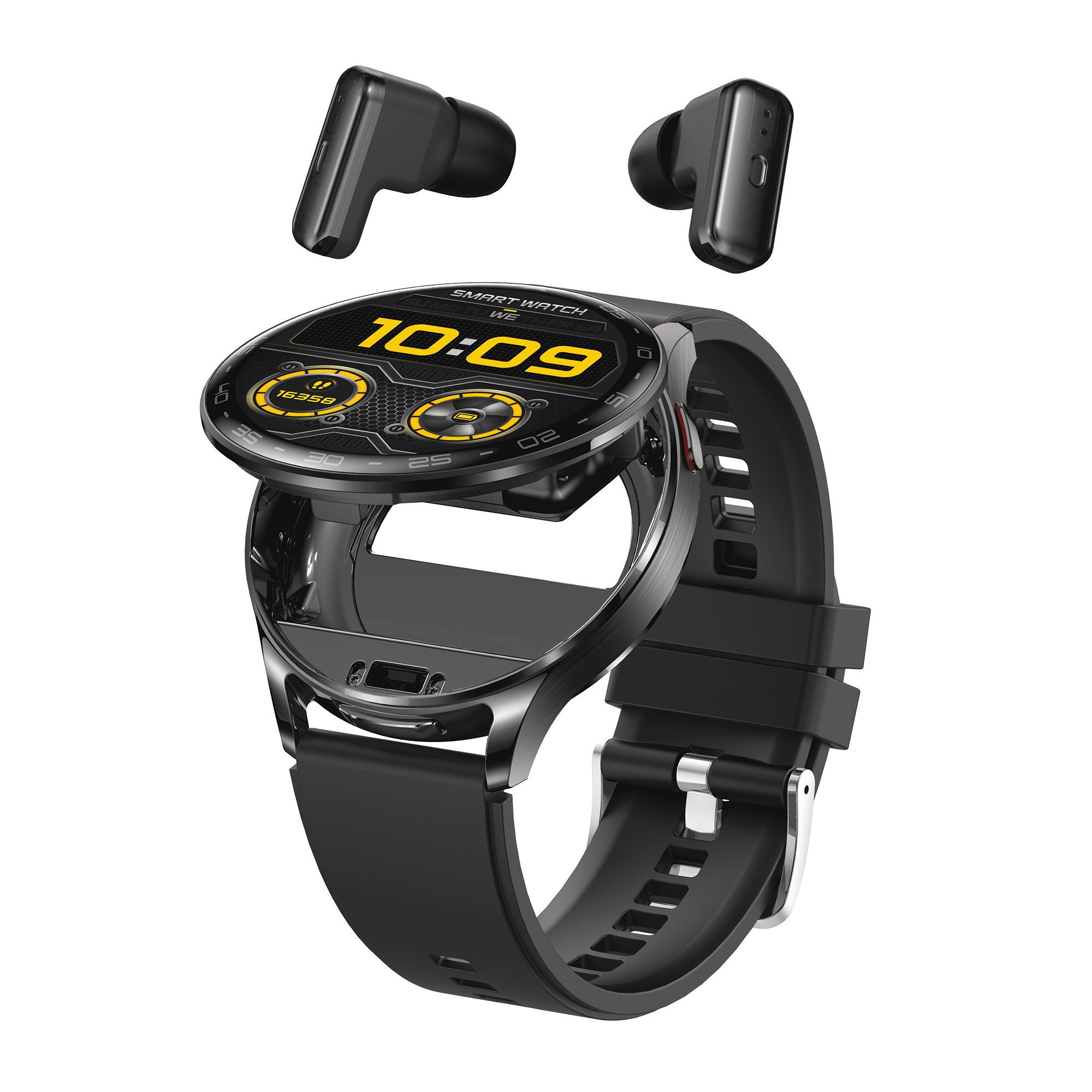 IG Smartwatch Flip with Earbuds