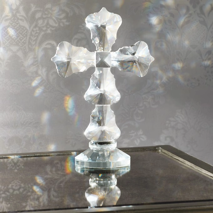 Standing Crystal Cross