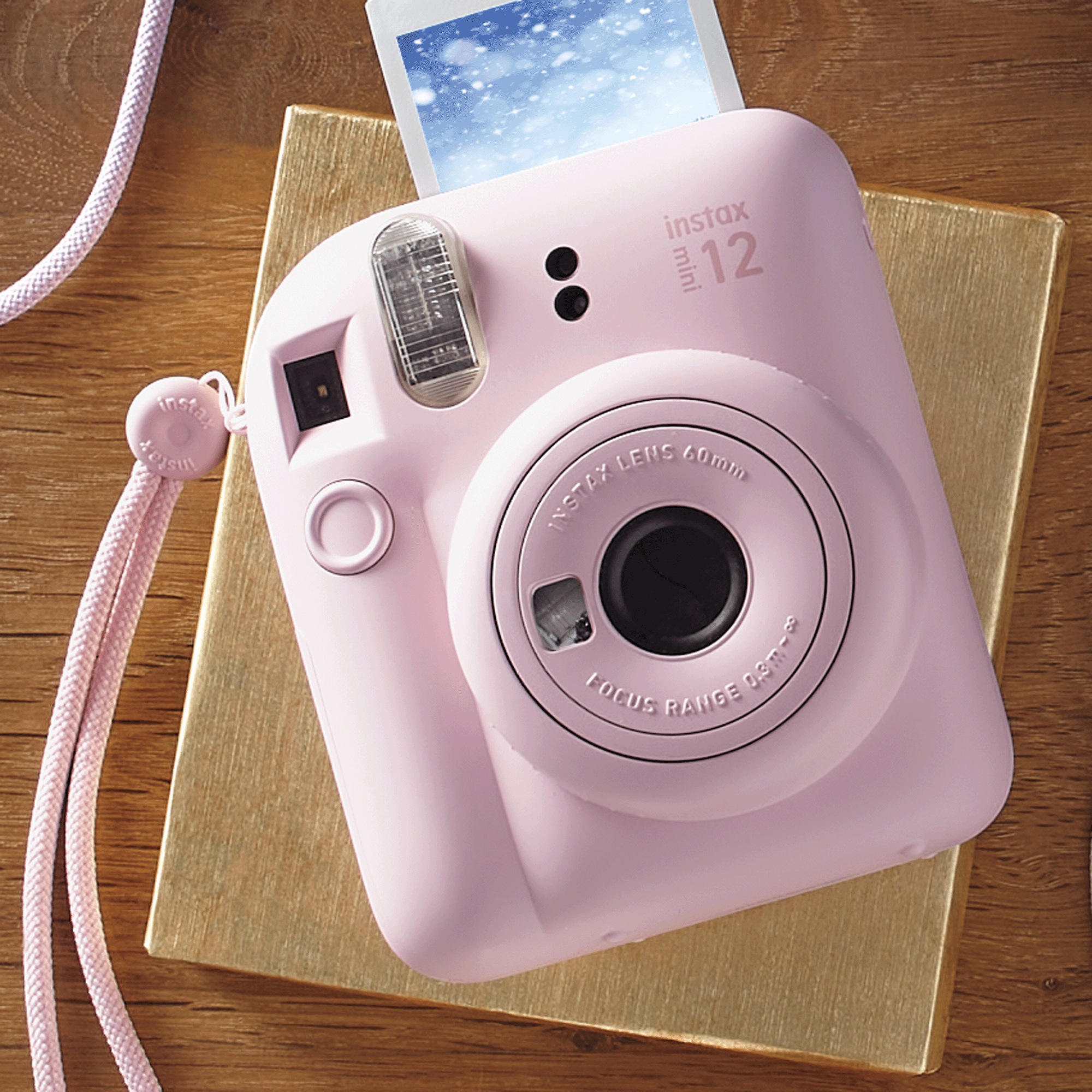 Fujifilm Instax Mini 12 Instant Camera with Built-In Selfie Mirror