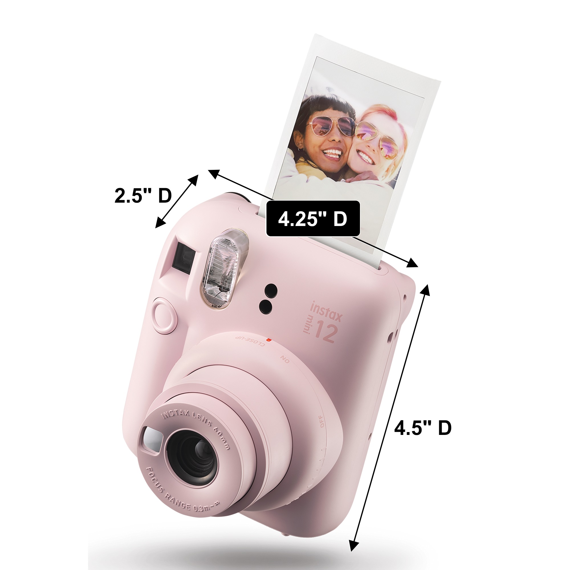 Fujifilm Instax Mini 12 Instant Camera with Built-In Selfie Mirror