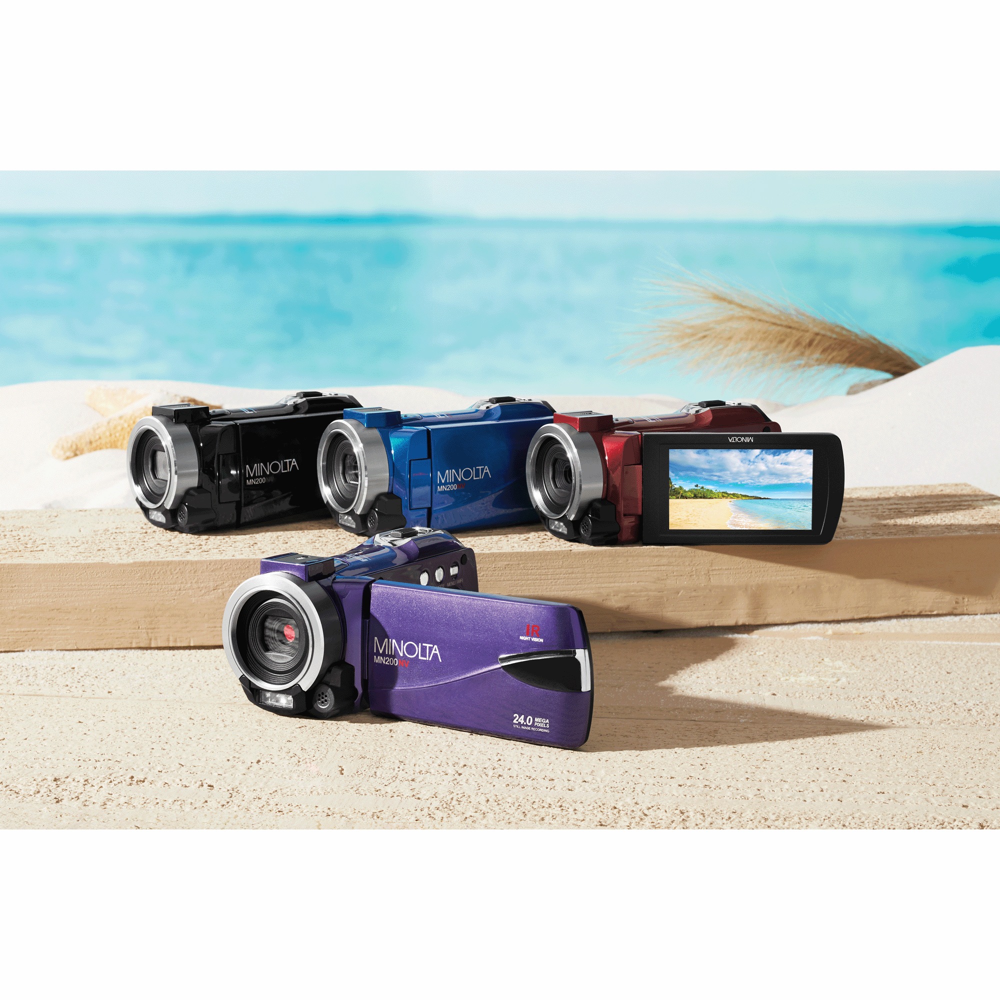 Minolta 1080p Full HD Night Vision Camcorder