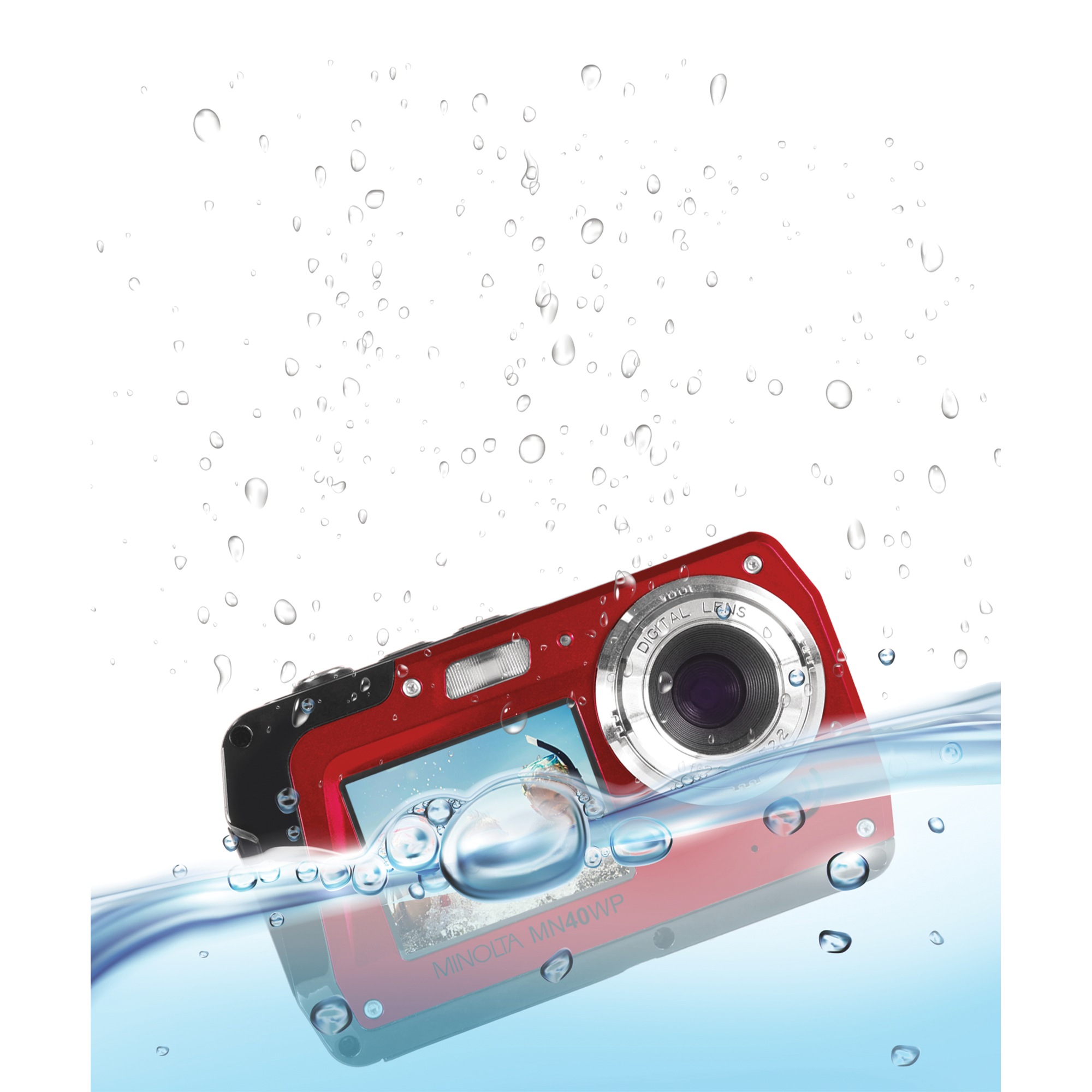 Minolta Dual-Screen Waterproof Digital Camera