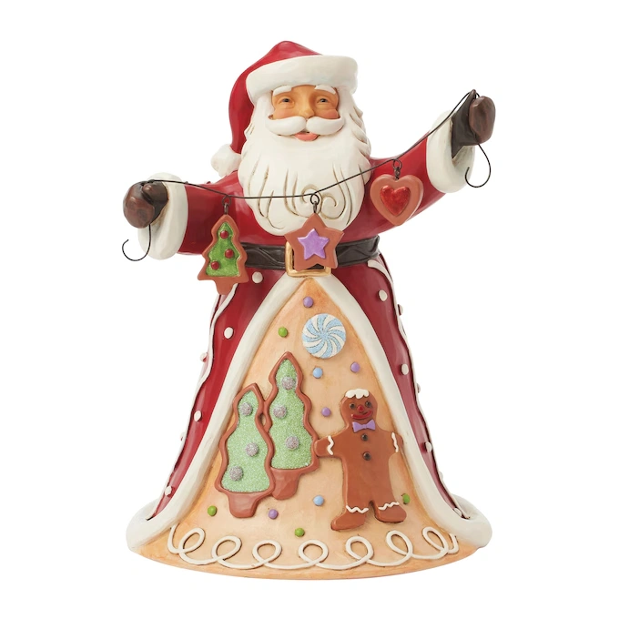 Jim Shore Gingerbread Santa Garland Figurine
