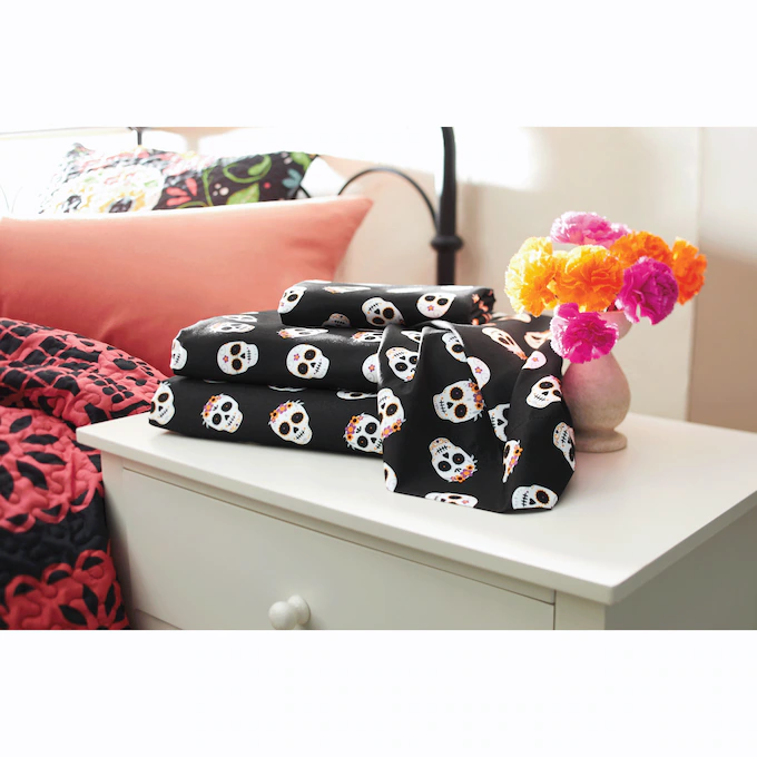 Day of the Dead Microfiber Sheet Set