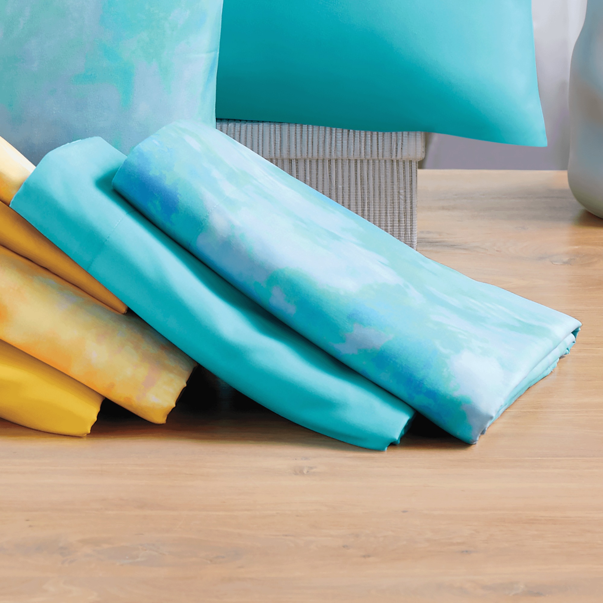2-Pack Tie-Dye Microfiber Sheet Set