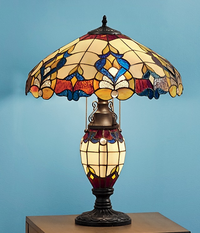 Wicklow Stained Glass Table Lamp