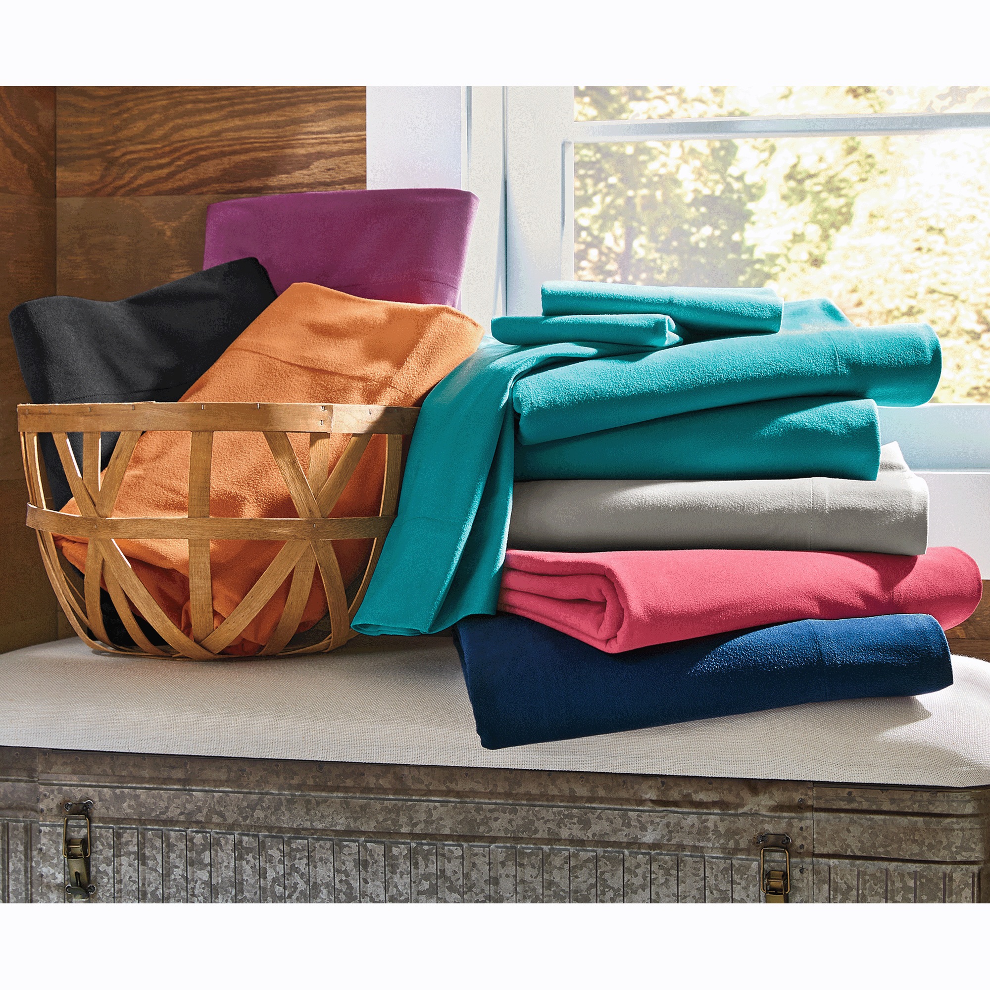 Color Connection Flannel Sheet Set