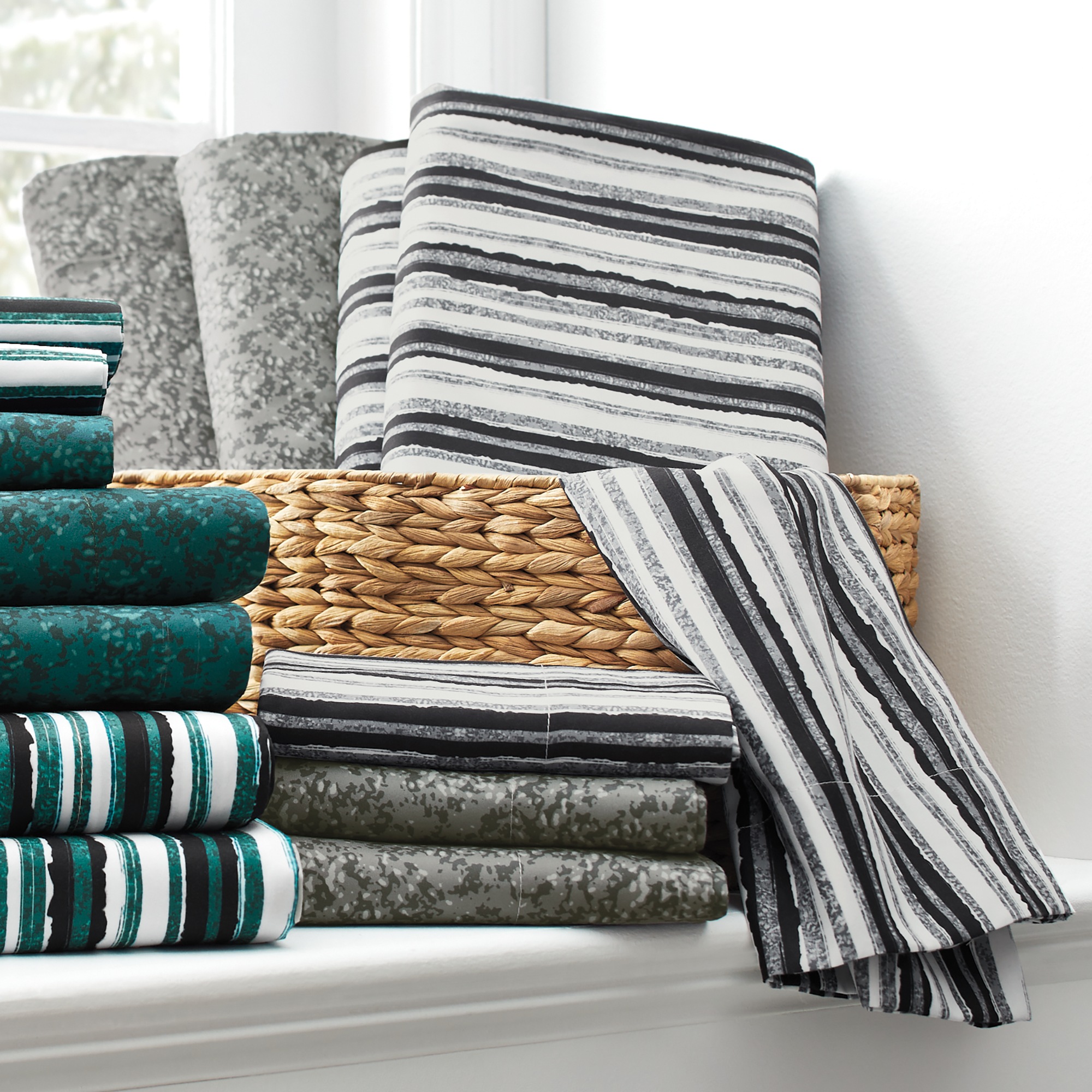 Contemporary 2-Pack Microfiber Sheet Set