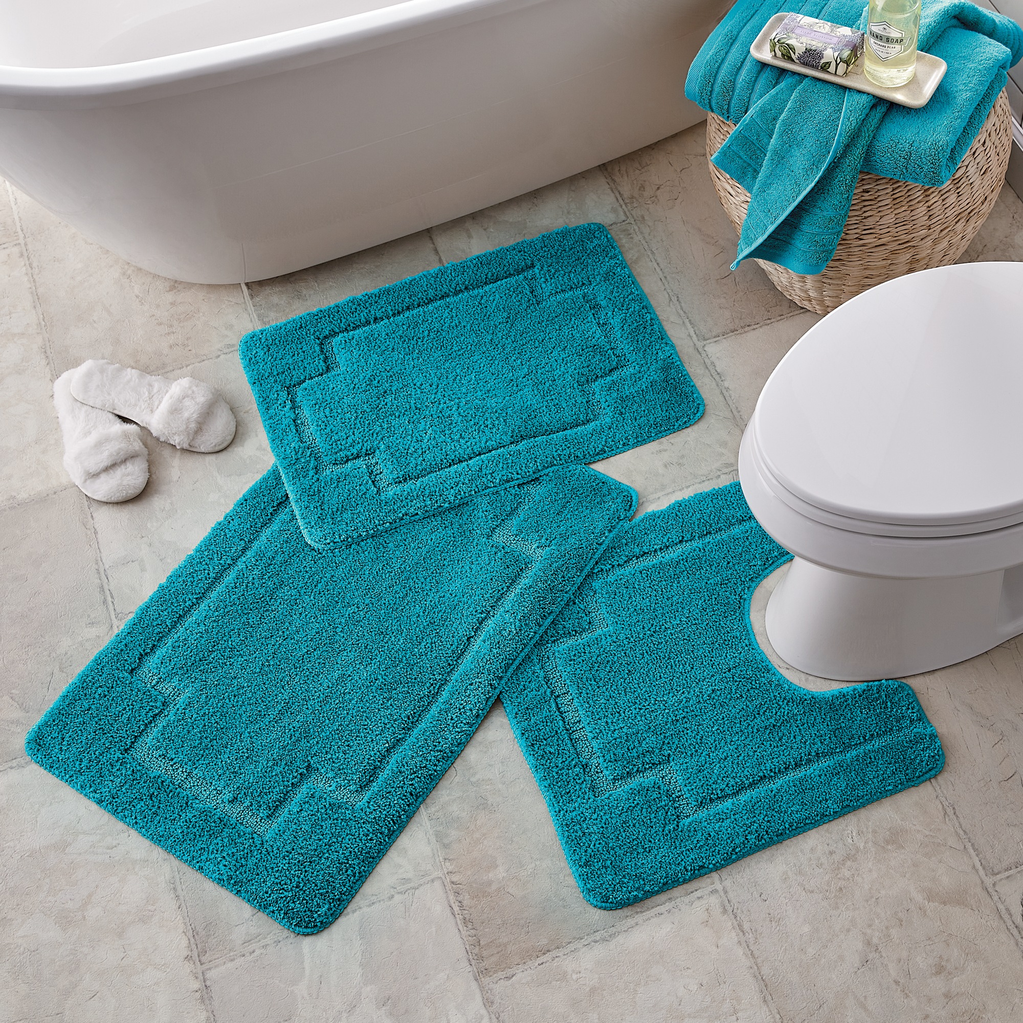 3-Piece Serene Bath Mat Set