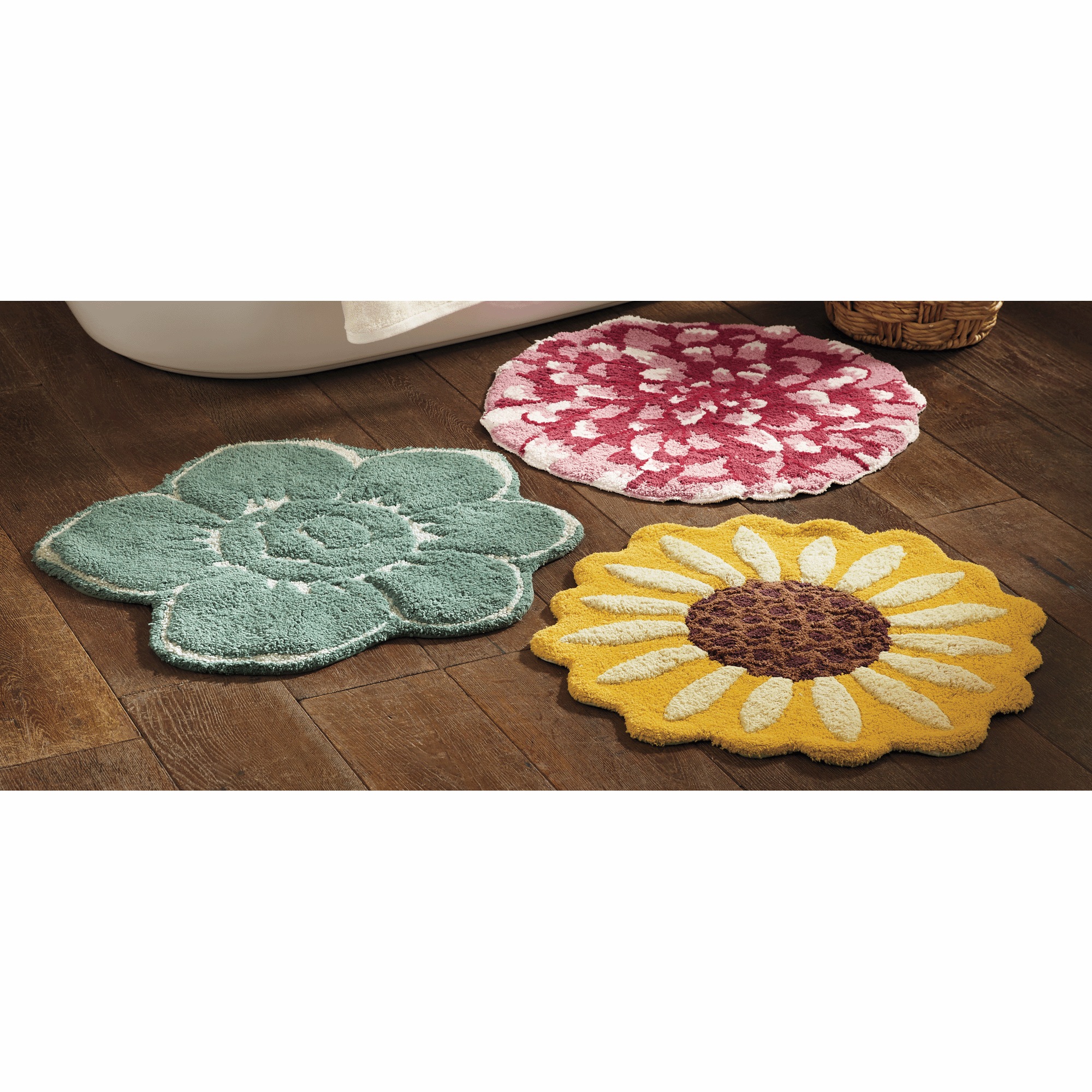 Flower-Shaped Bath Mat