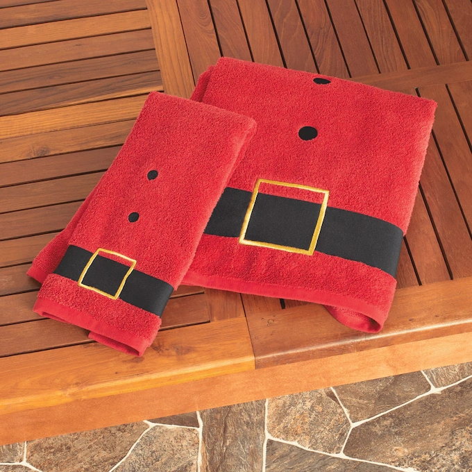 Holiday 2-Piece Bath Towel Set