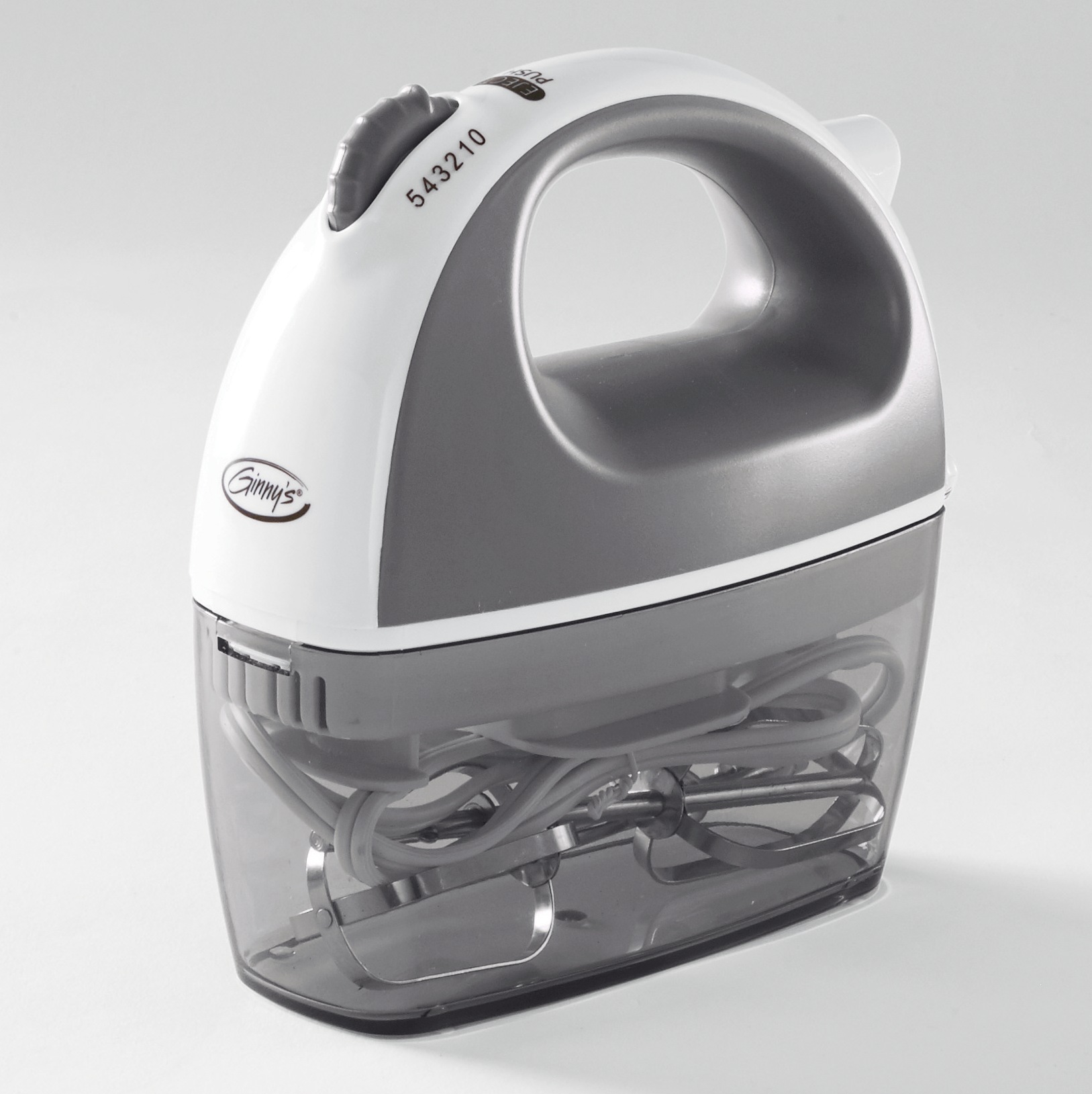 Ginny's Brand 5-Speed Hand Mixer with Storage Case for Cord and Attachments 6 Ginny's Brand 5-Speed Hand Mixer with Storage Case for Cord and Attachments